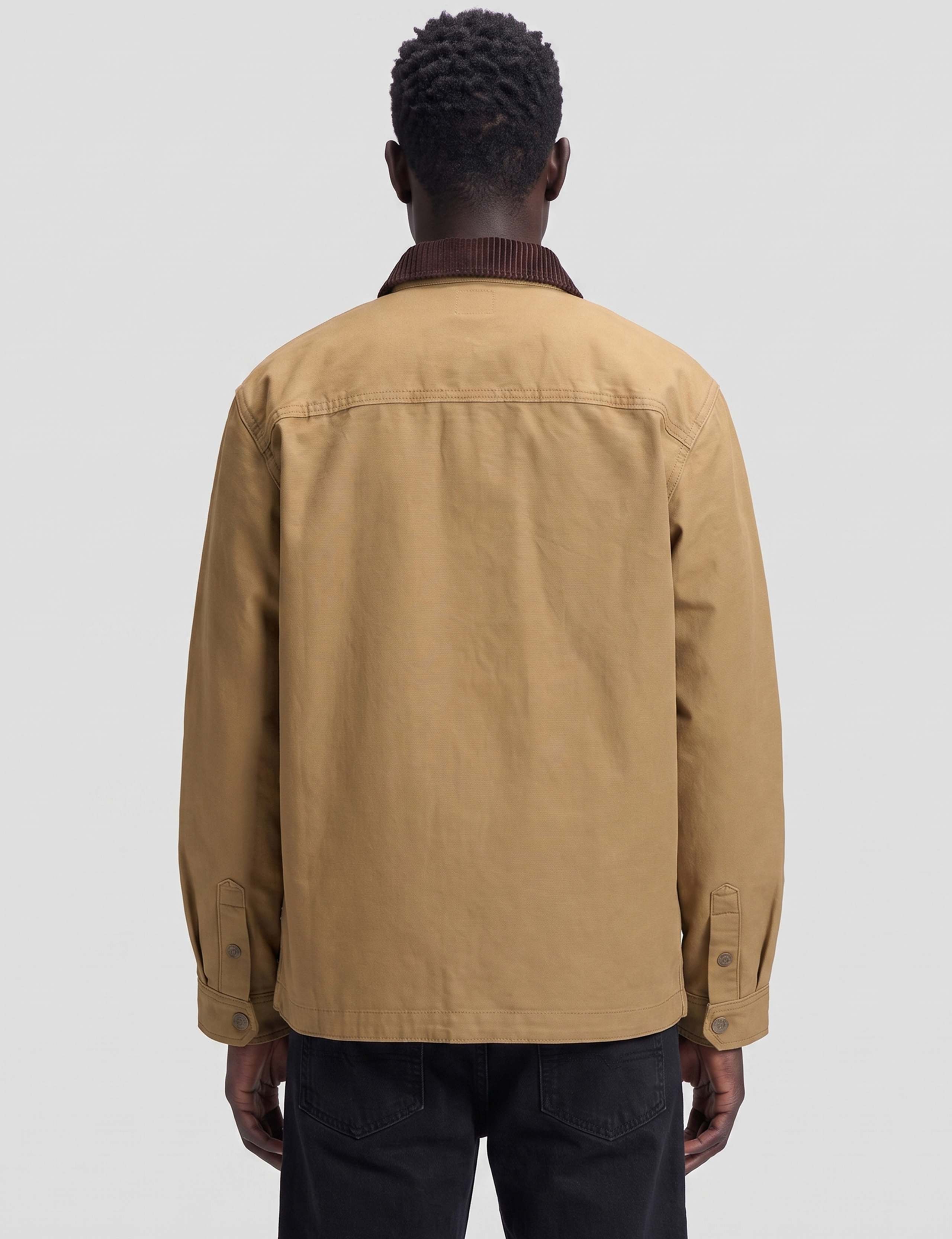 Relaxed Pure Cotton Cord Collar Overshirt 2 of 6