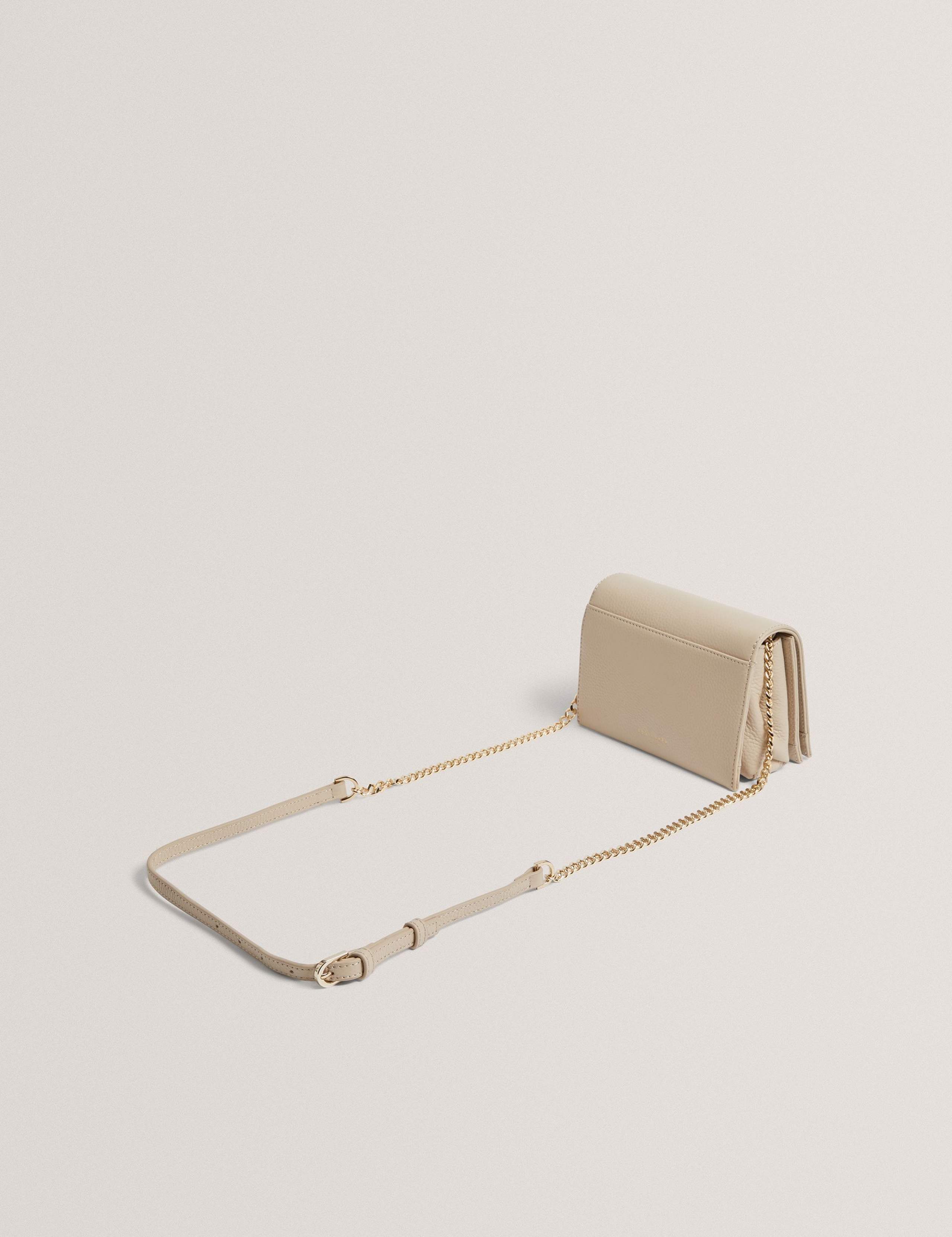 Leather Bar Detail Mini Cross Body Bag 2 of 4