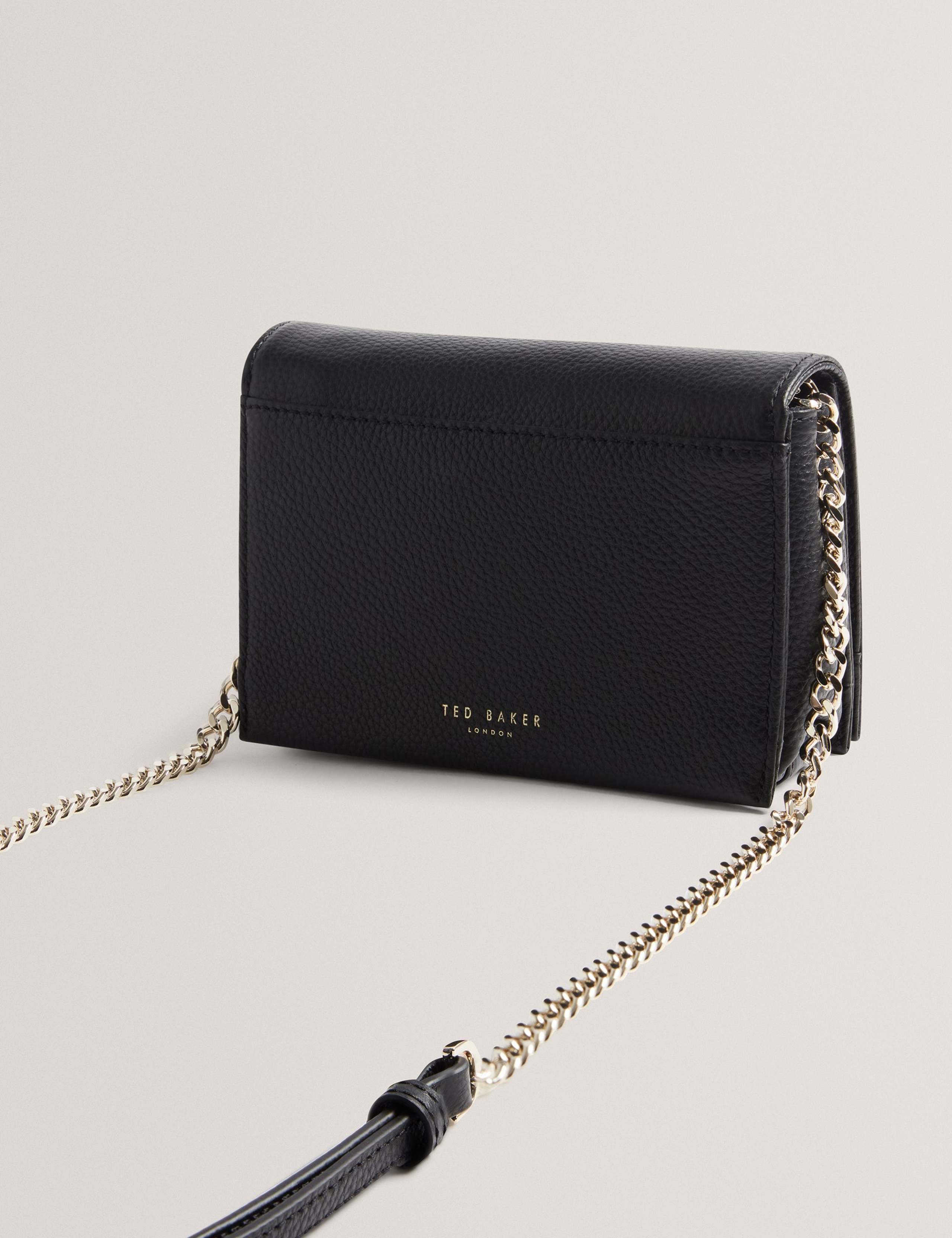 Leather Bar Detail Mini Cross Body Bag 4 of 4