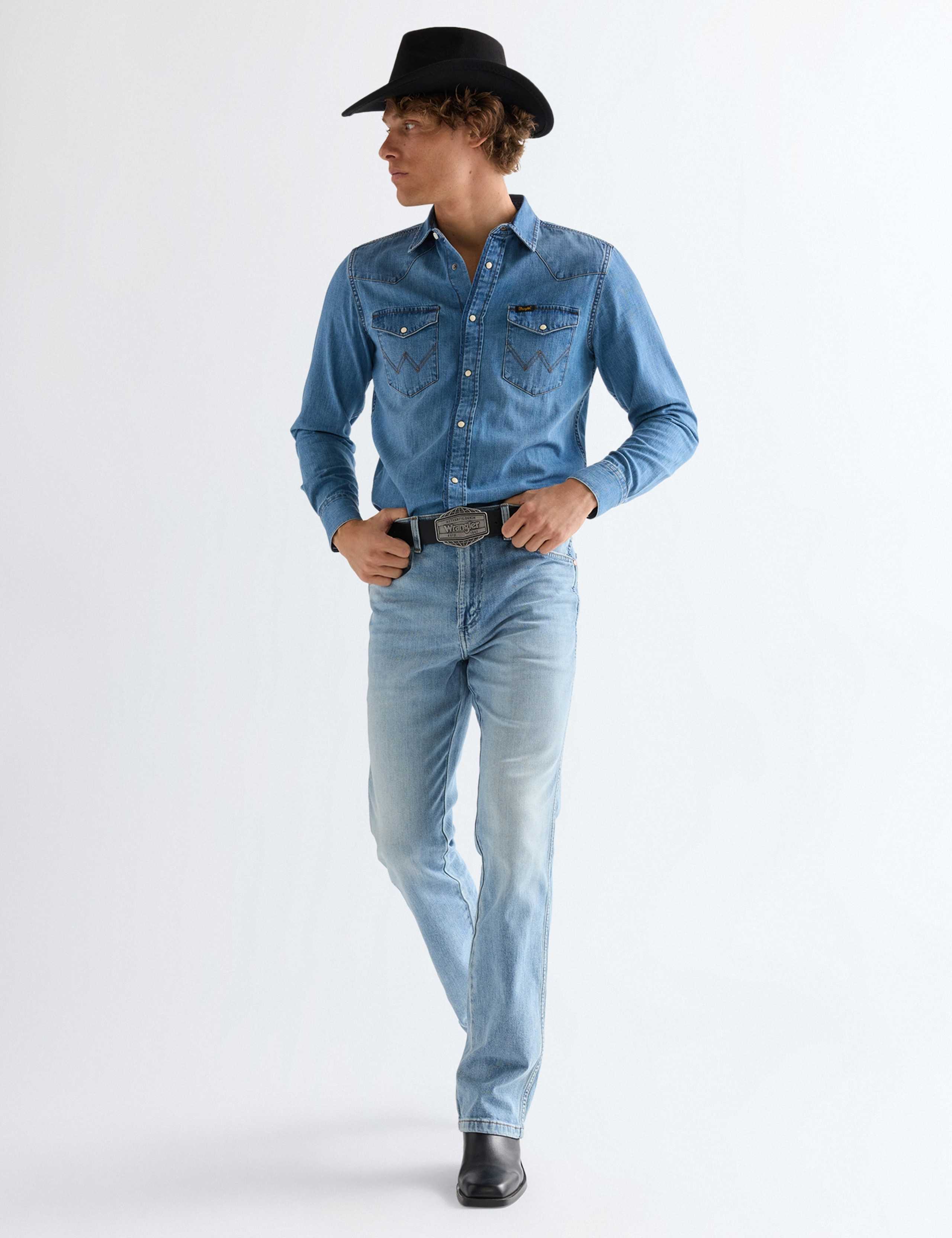 Regular Fit Pure Cotton Western Shirt 1 of 5