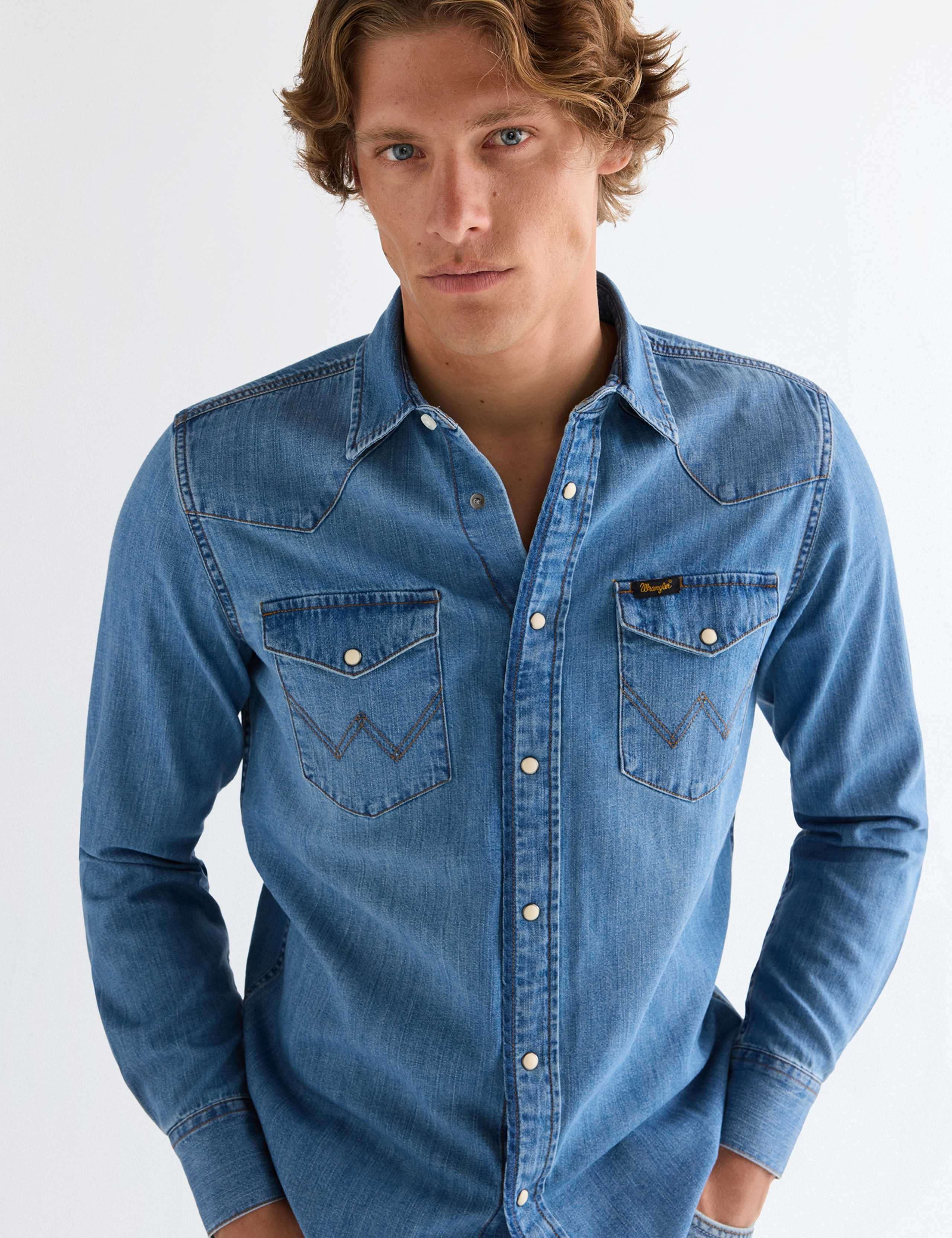 Regular Fit Pure Cotton Western Shirt 4 of 5