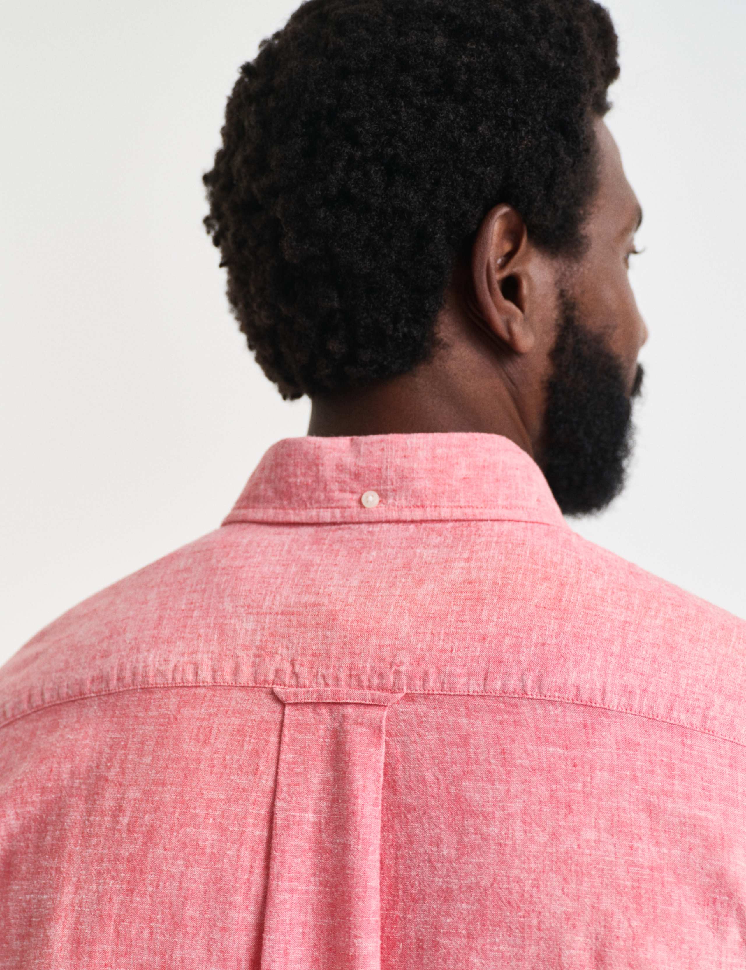 Regular Fit Linen Rich Oxford Shirt 6 of 6