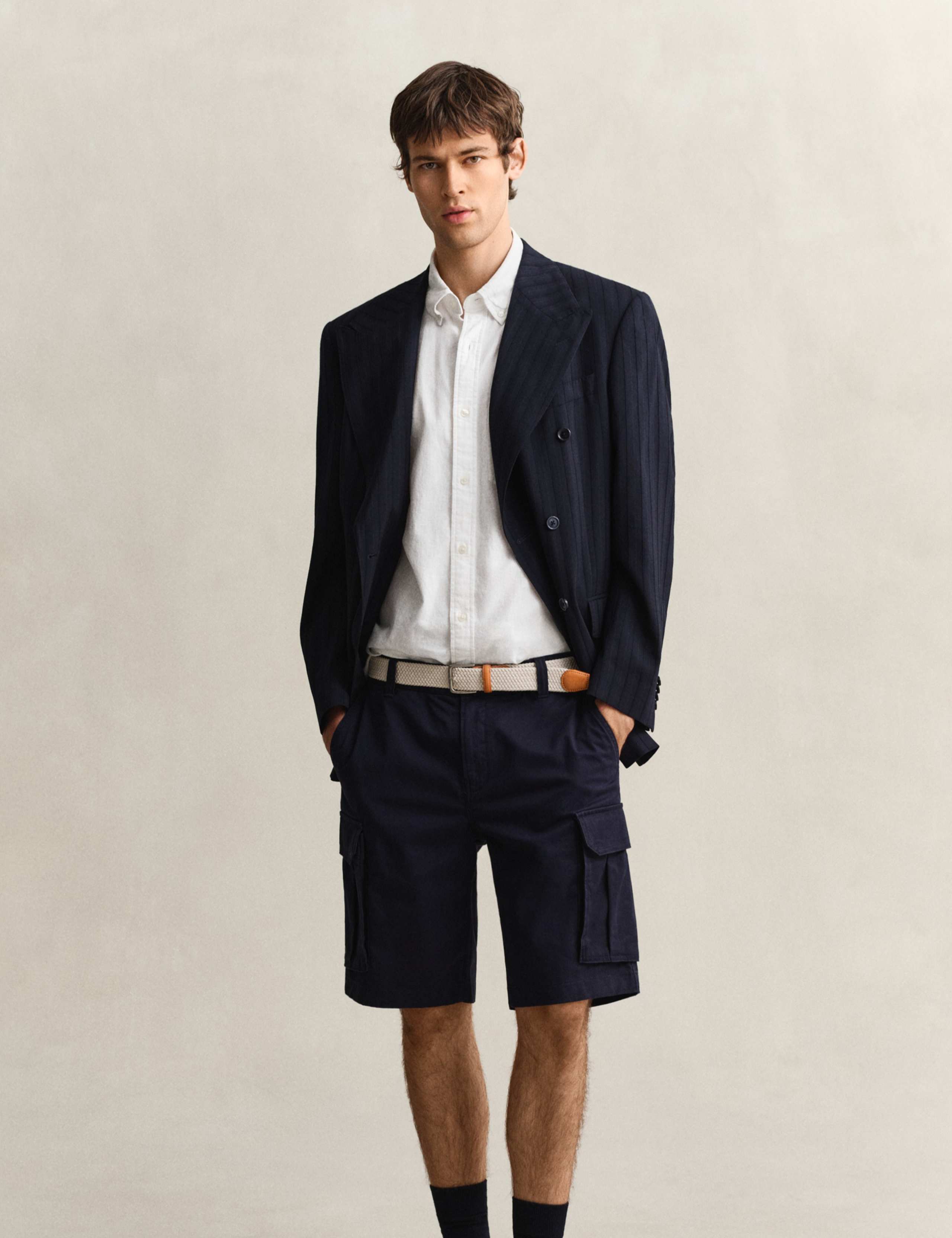 Regular Fit Linen Rich Short Sleeve Shirt 3 of 7