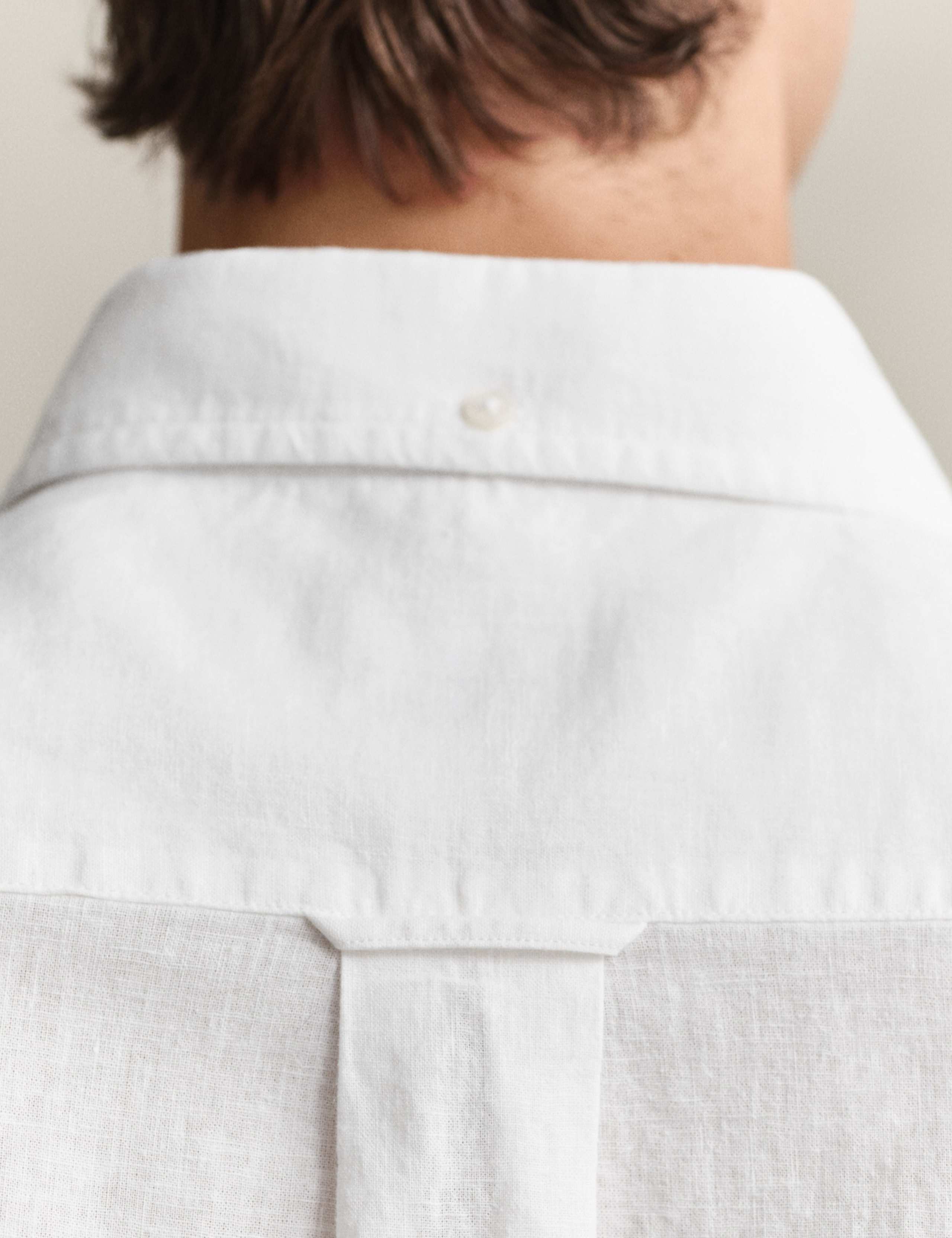 Regular Fit Linen Rich Short Sleeve Shirt 6 of 7