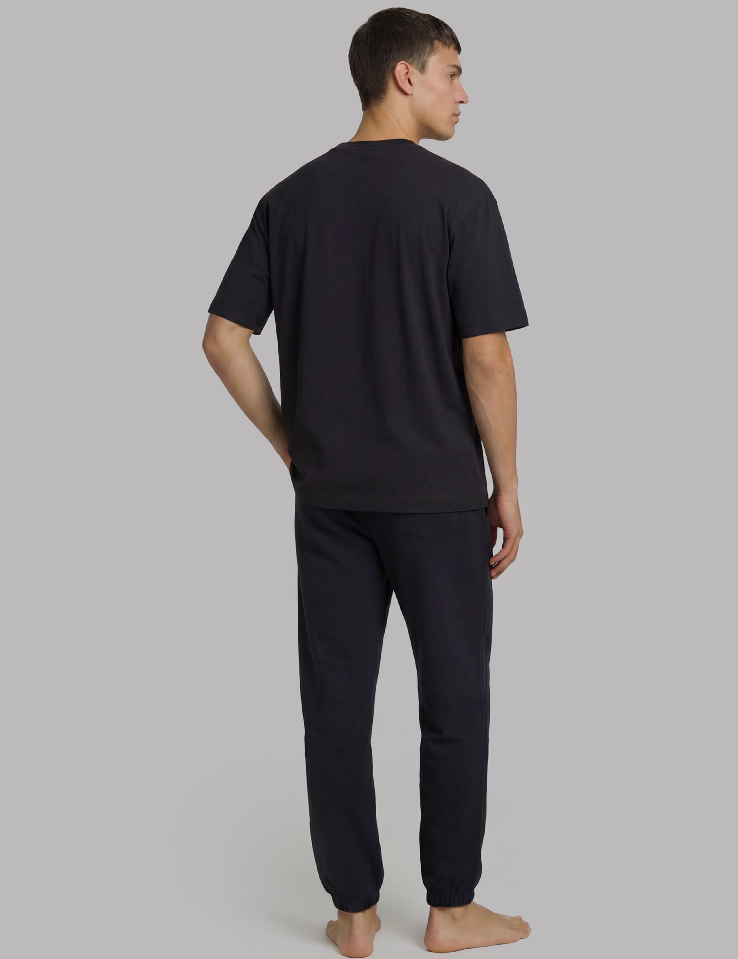 Cotton Rich Stretch Crew Neck Pyjama Top 2 of 2