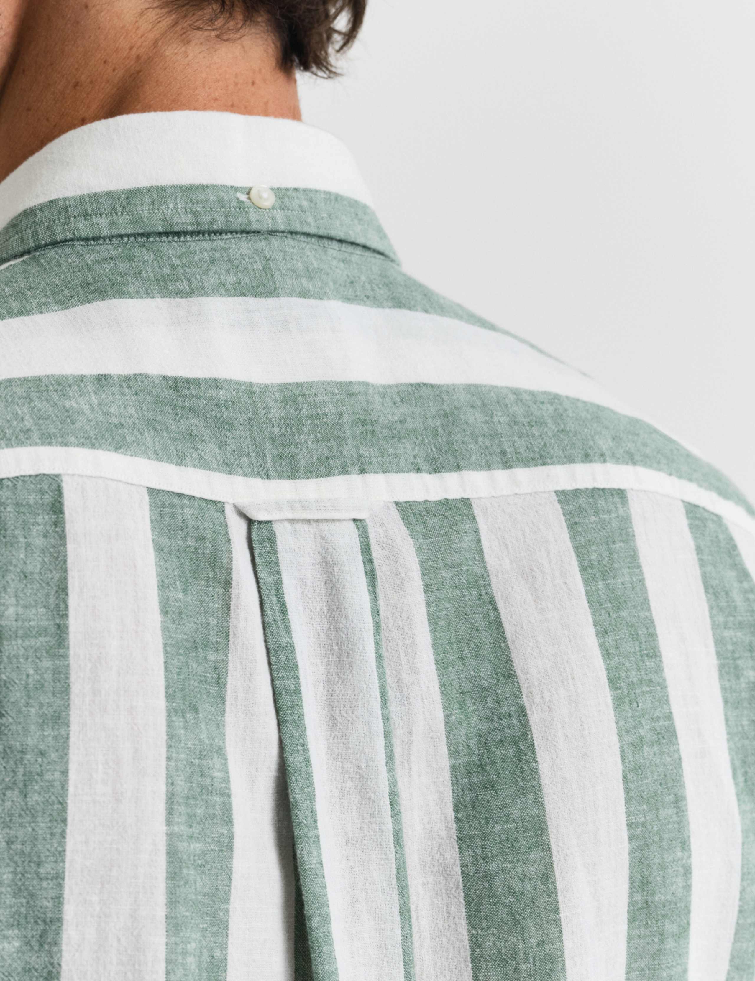 Linen Rich Striped Shirt 5 of 5