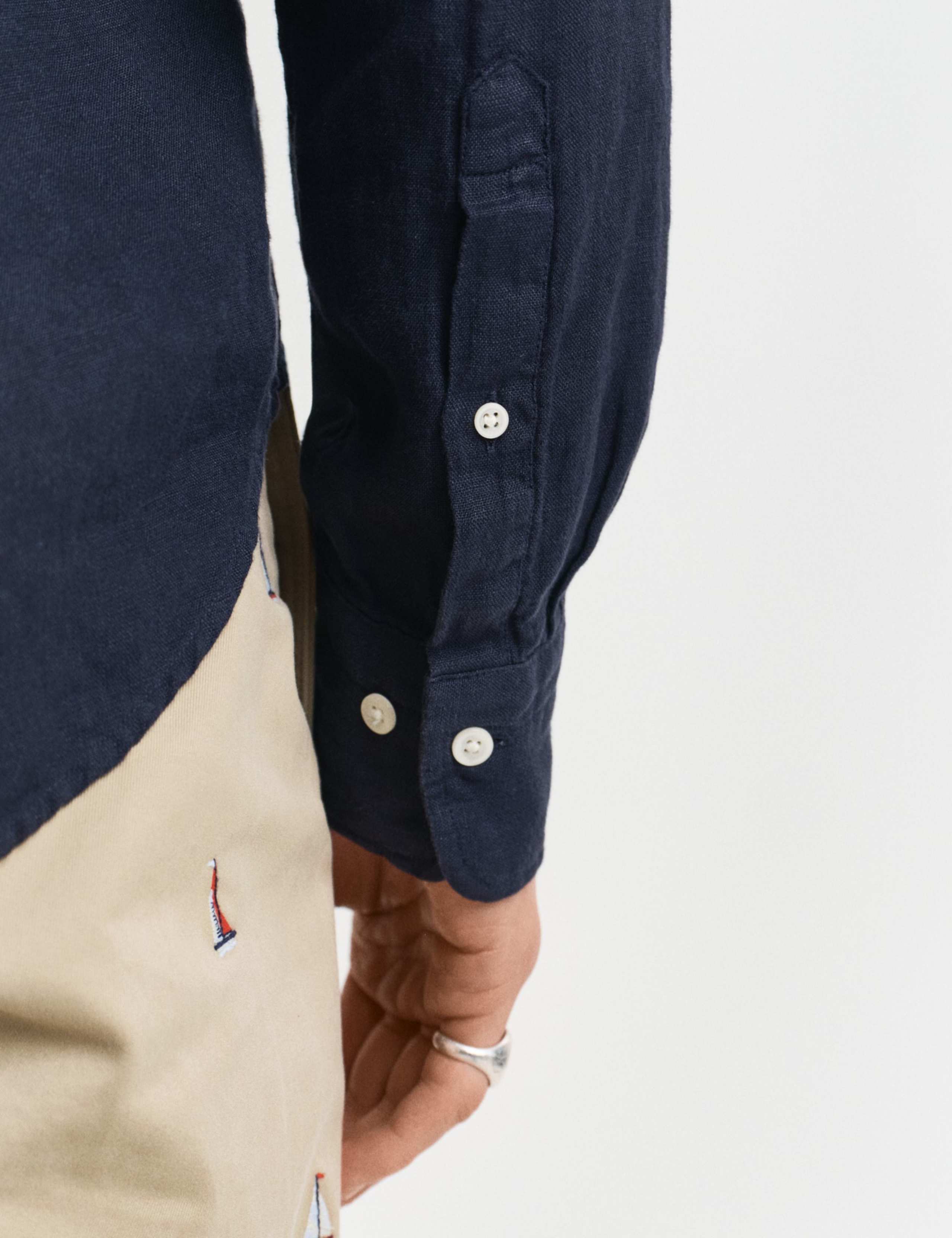 Regular Fit Pure Linen Shirt 6 of 6