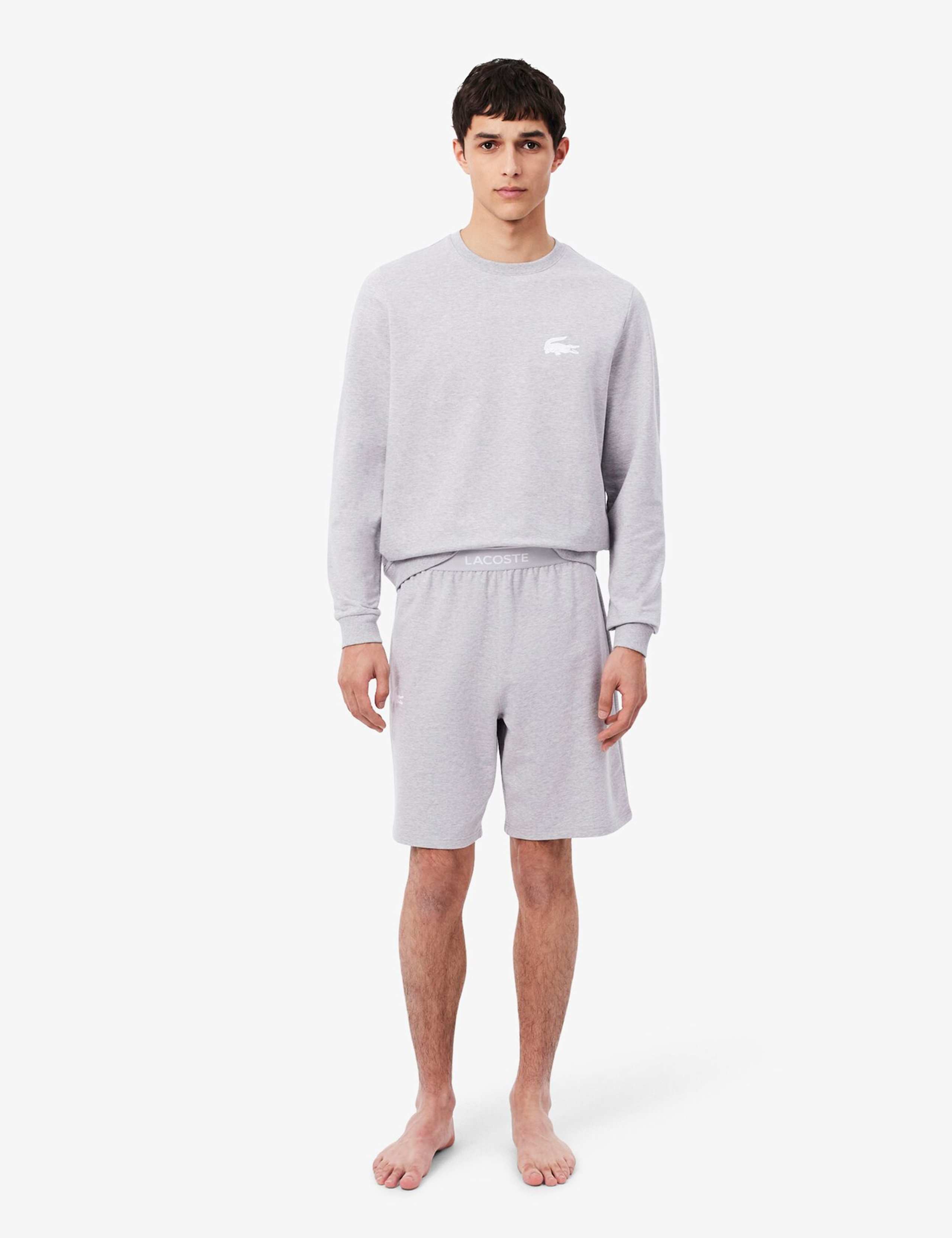 Straight Fit Fleece Pyjama Shorts 3 of 7