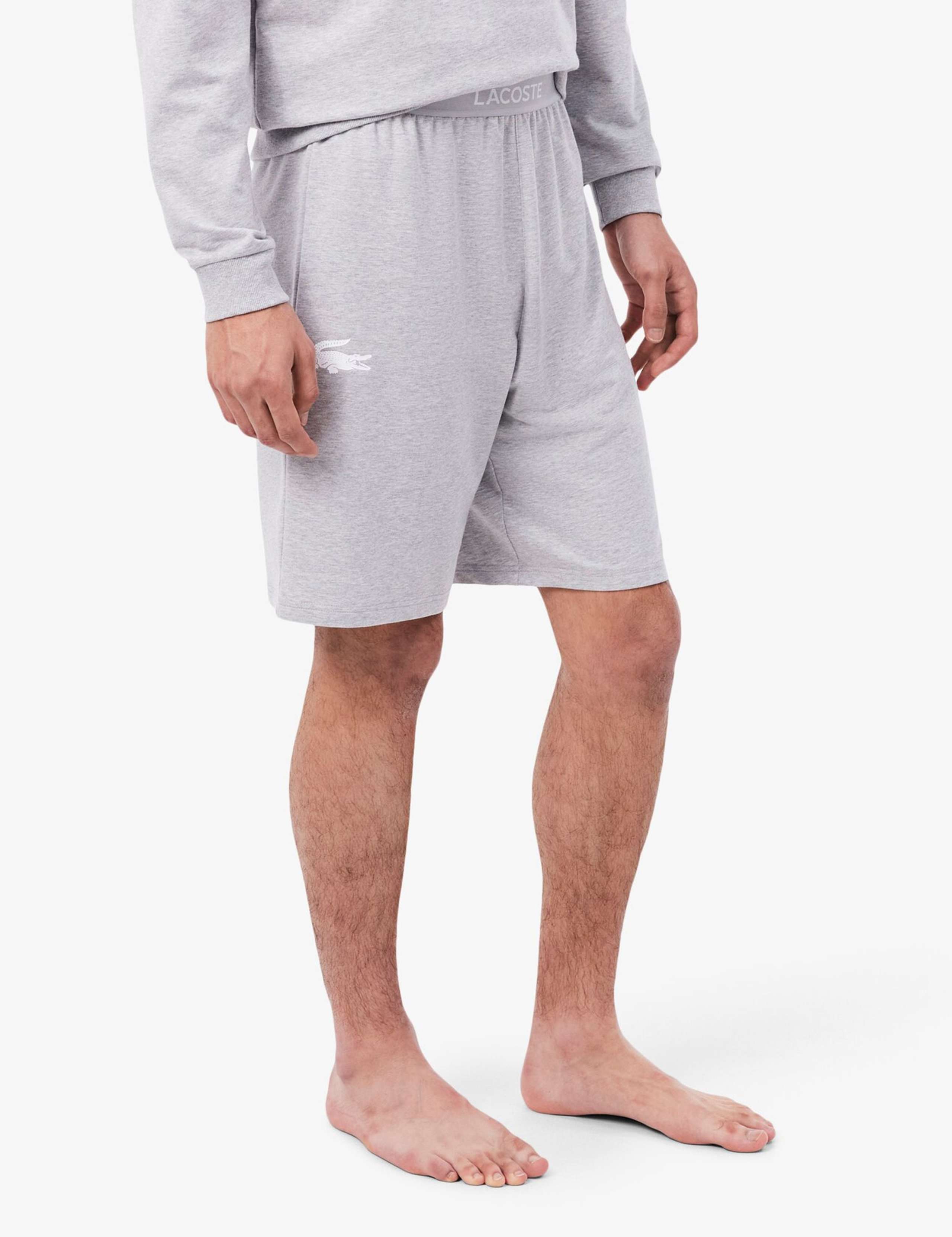 Straight Fit Fleece Pyjama Shorts 5 of 7