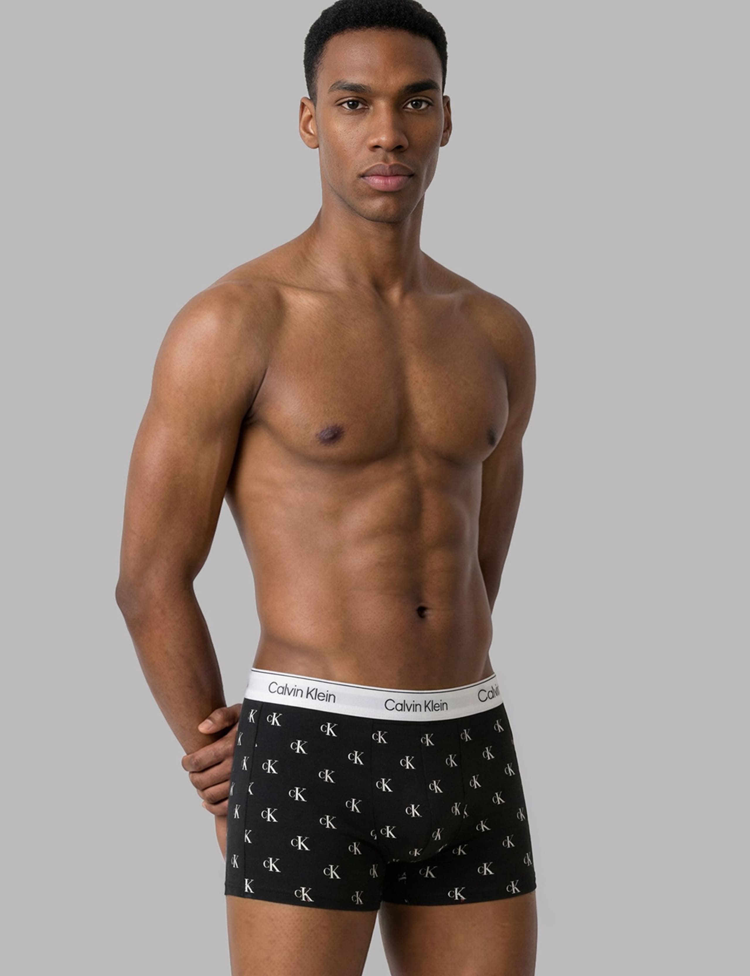 Icon 3 Pack Cotton Stretch Trunks 2 of 4