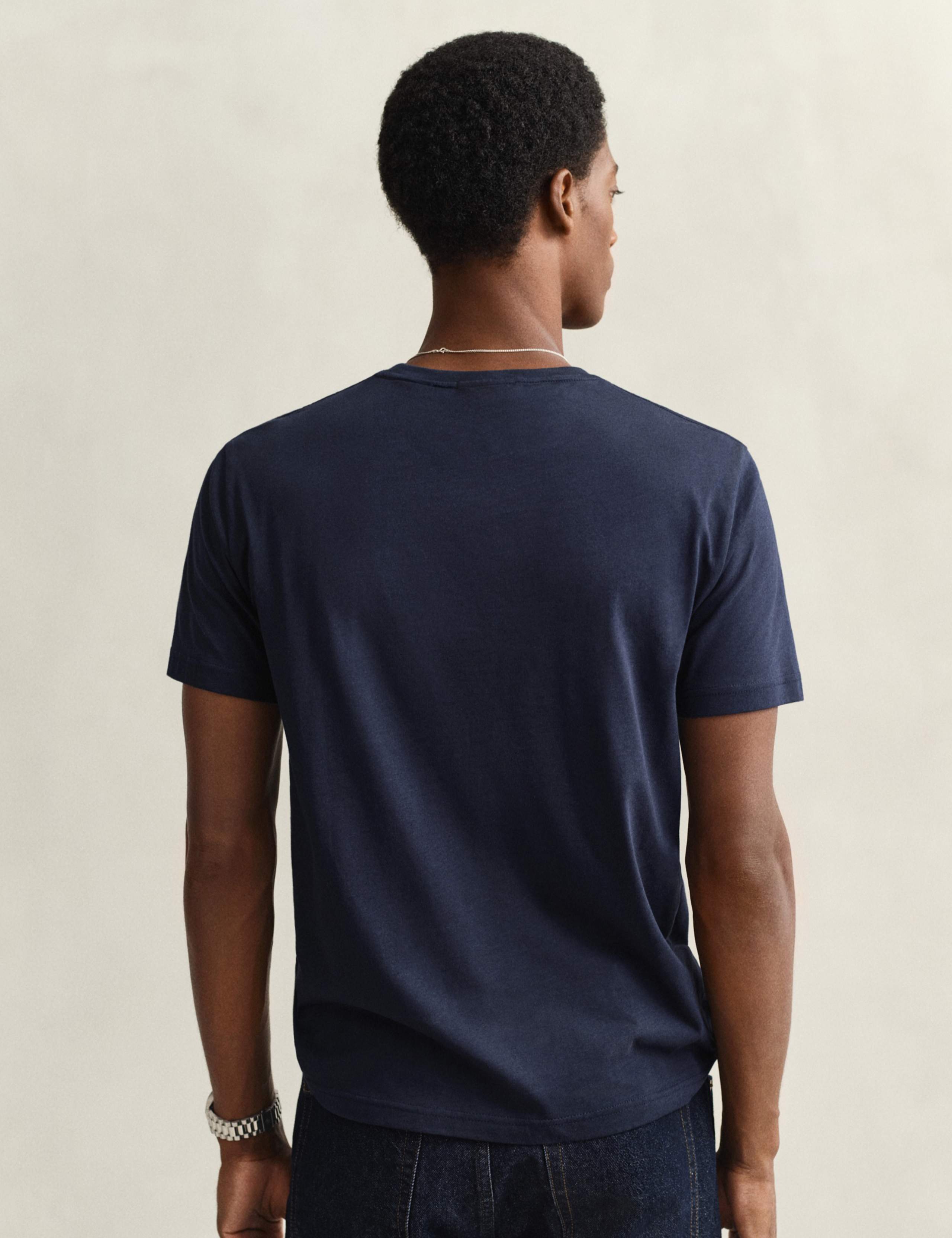 Pure Cotton Crew Neck T-Shirt 2 of 3