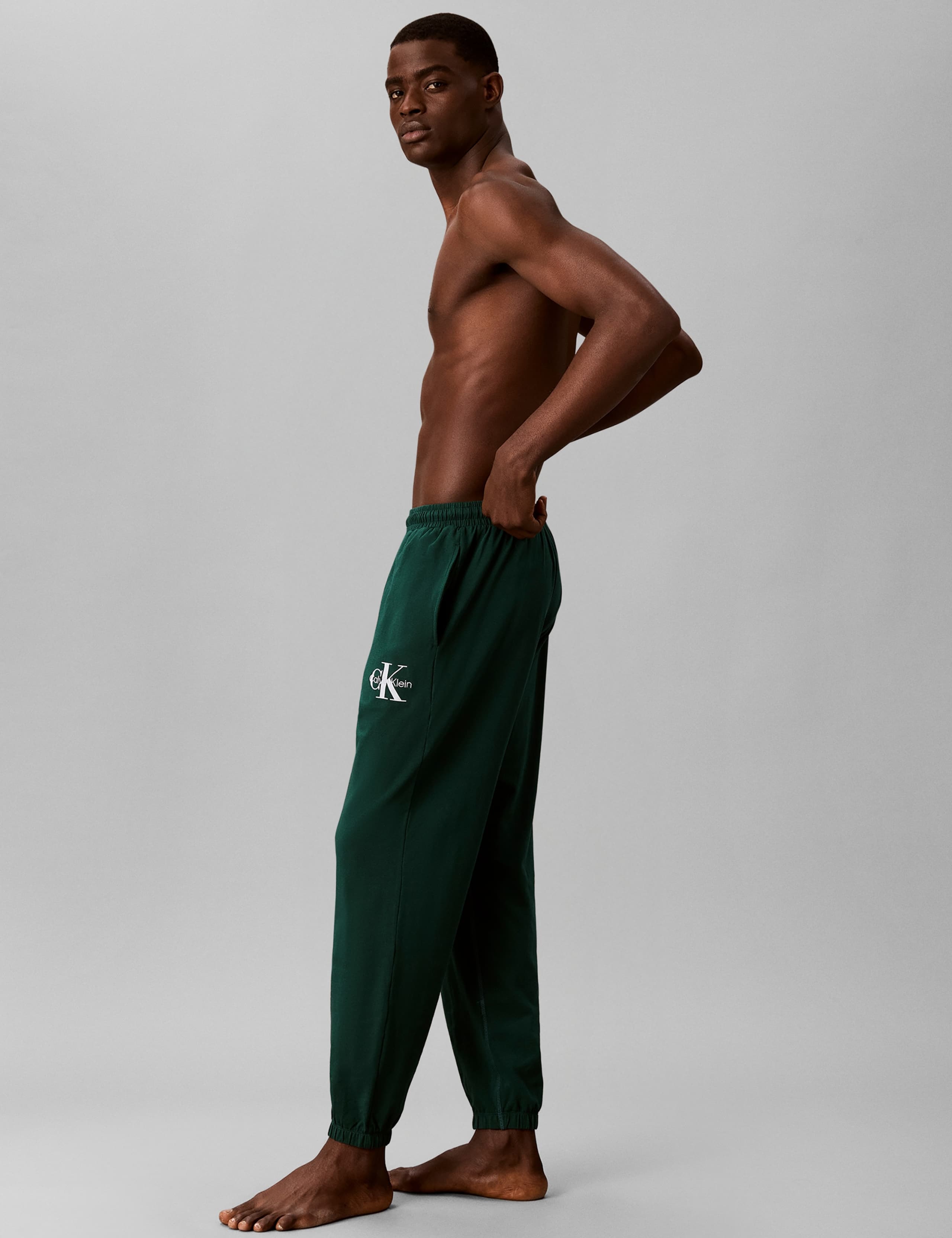Cotton Rich Monogram Logo Joggers 4 of 6