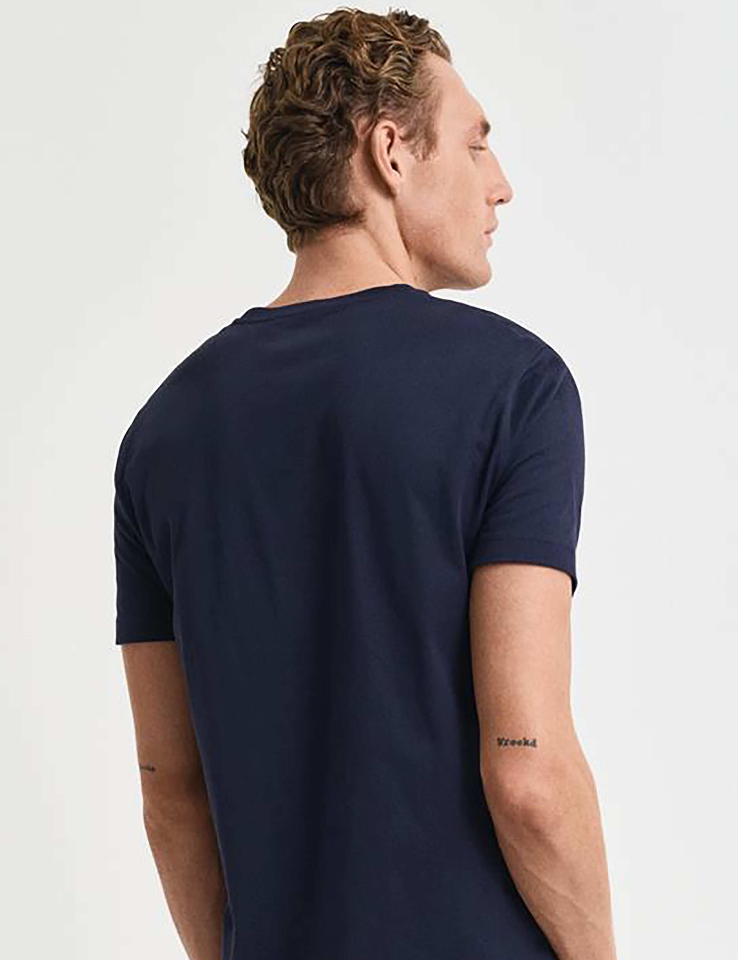 Pure Cotton Crew Neck Lounge T-Shirt 3 of 4