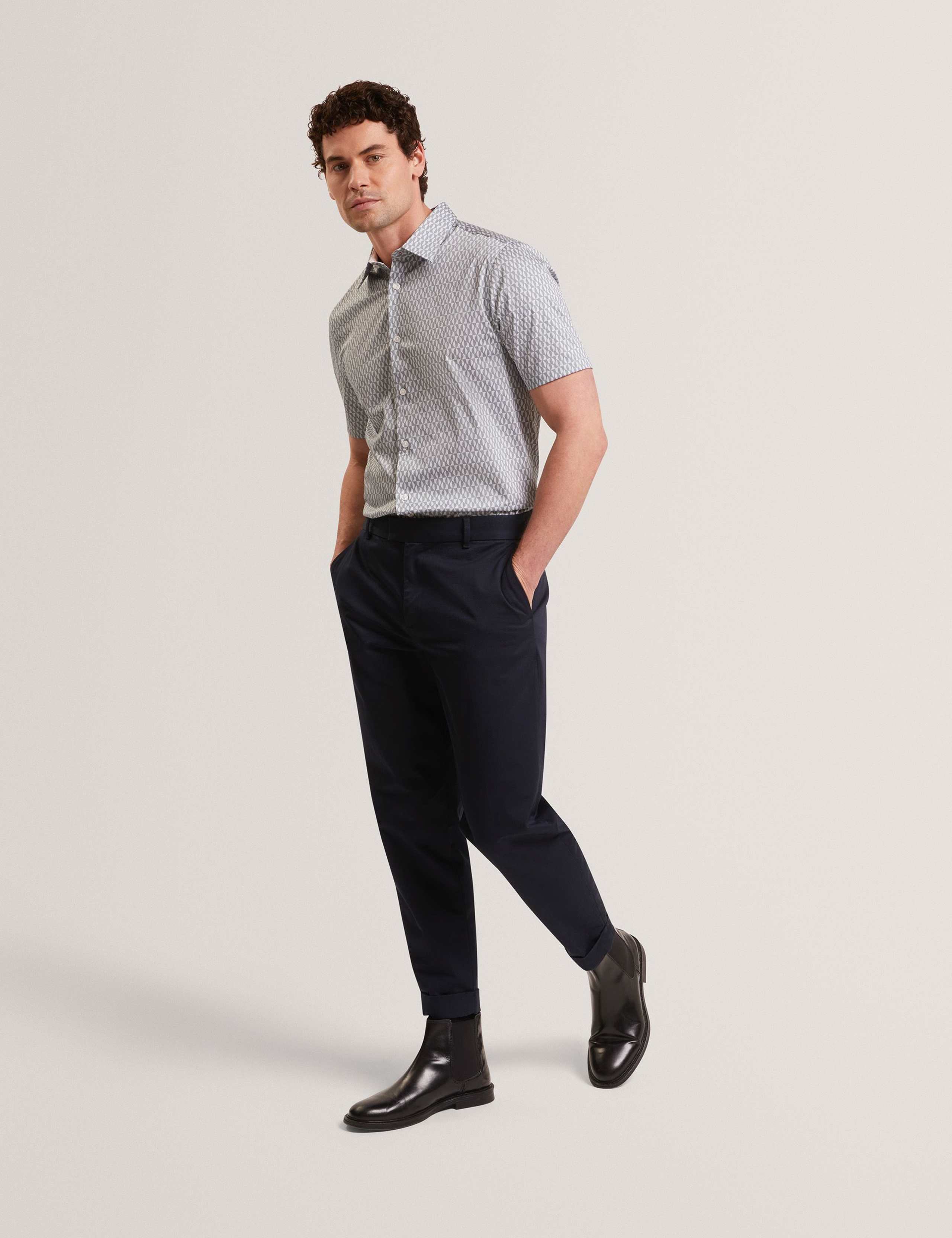 Regular Fit Cotton Rich Short Sleeve Cambay Shirt 7 of 7