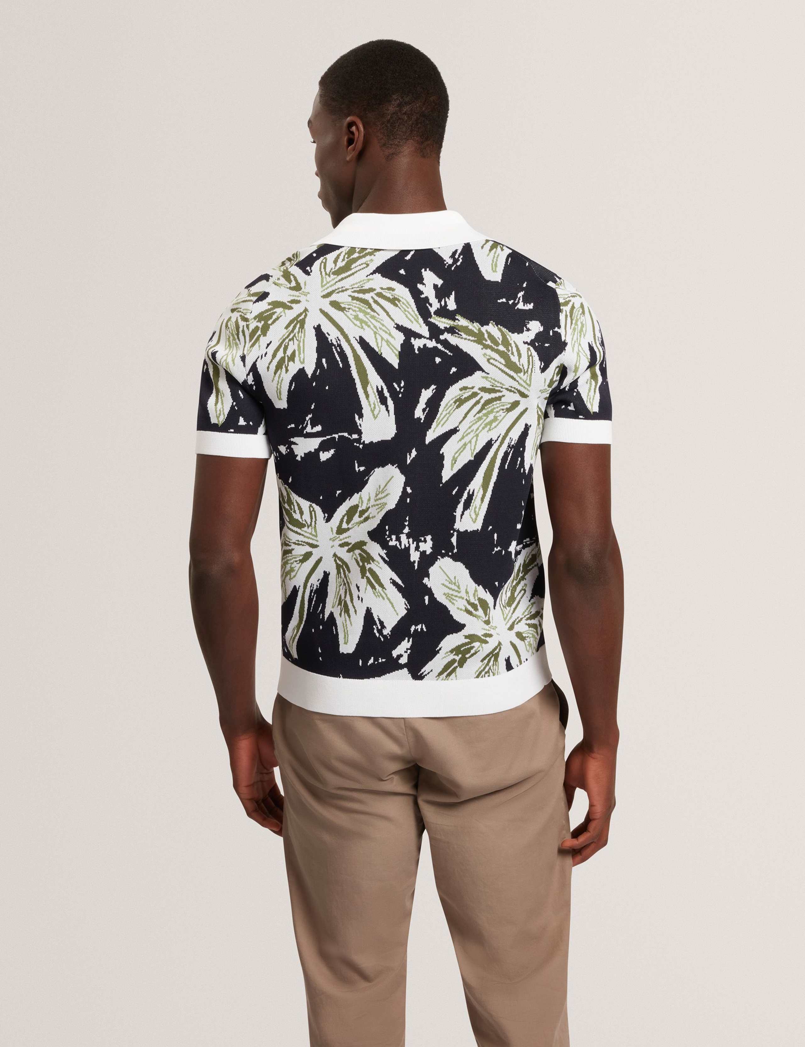 Regular Fit Floral Knitted Shirt 6 of 7