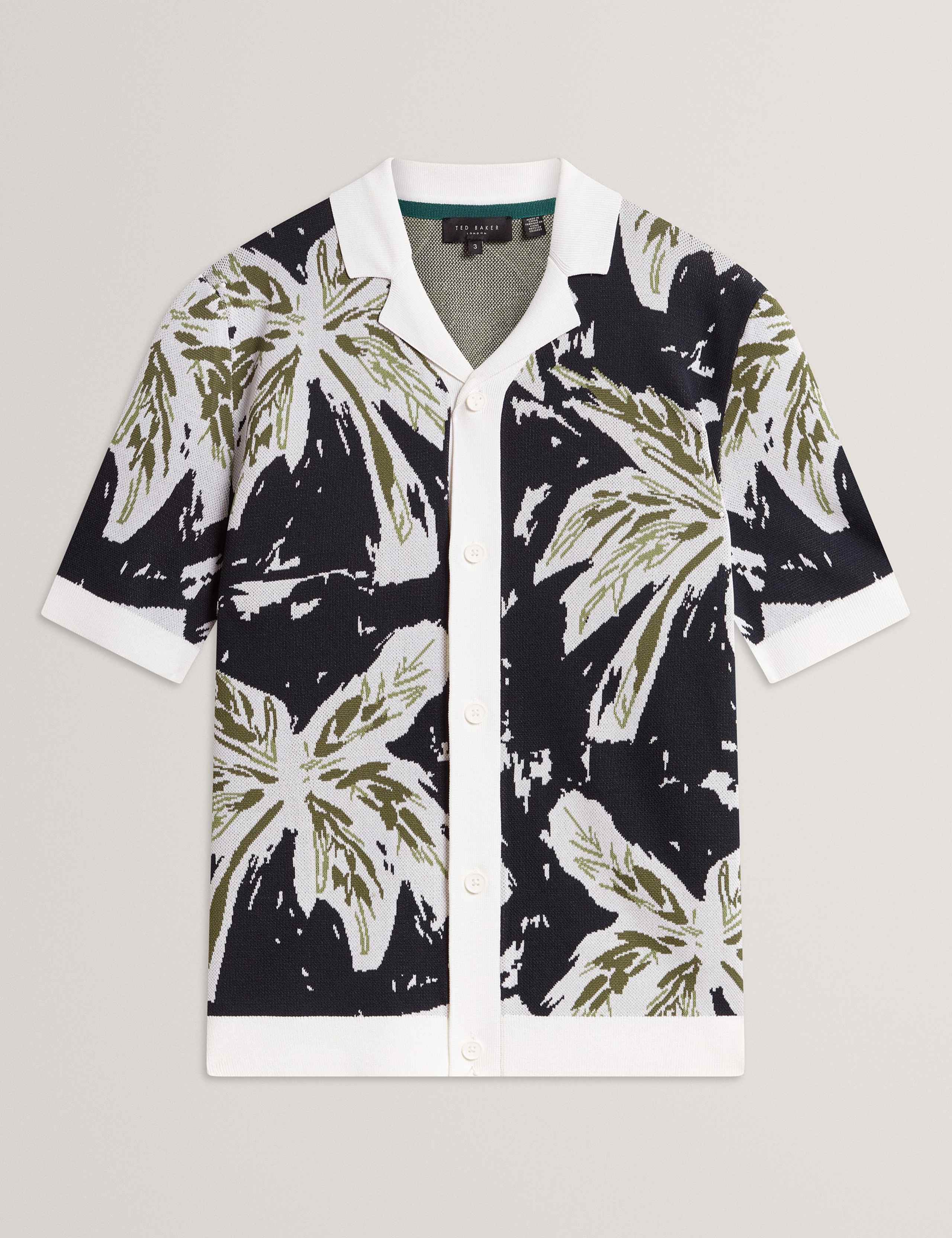 Regular Fit Floral Knitted Shirt 2 of 7