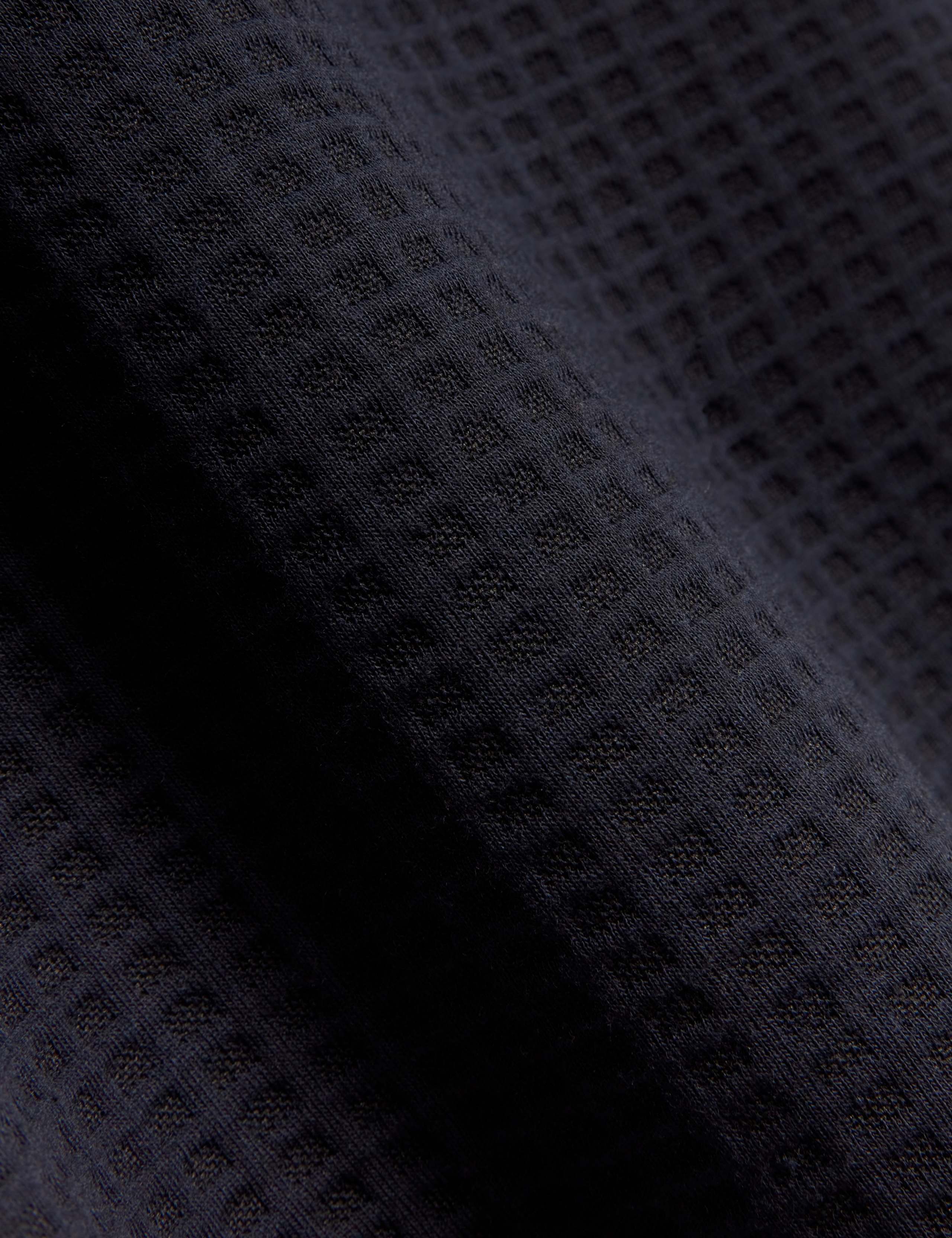 Waffle Funnel Neck Half Zip Sweatshirt 6 of 6