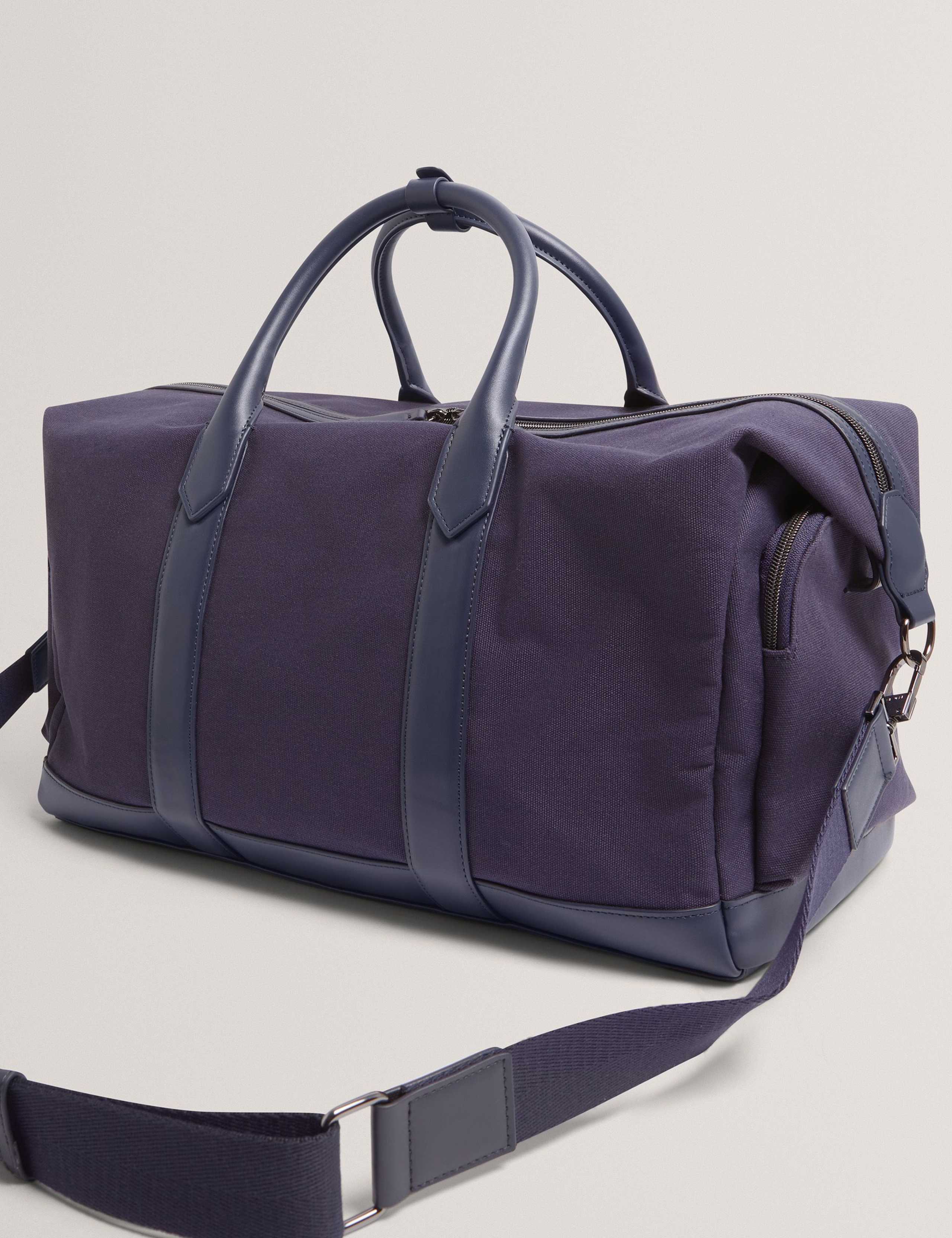 Canvas Stud Detail Holdall 5 of 5