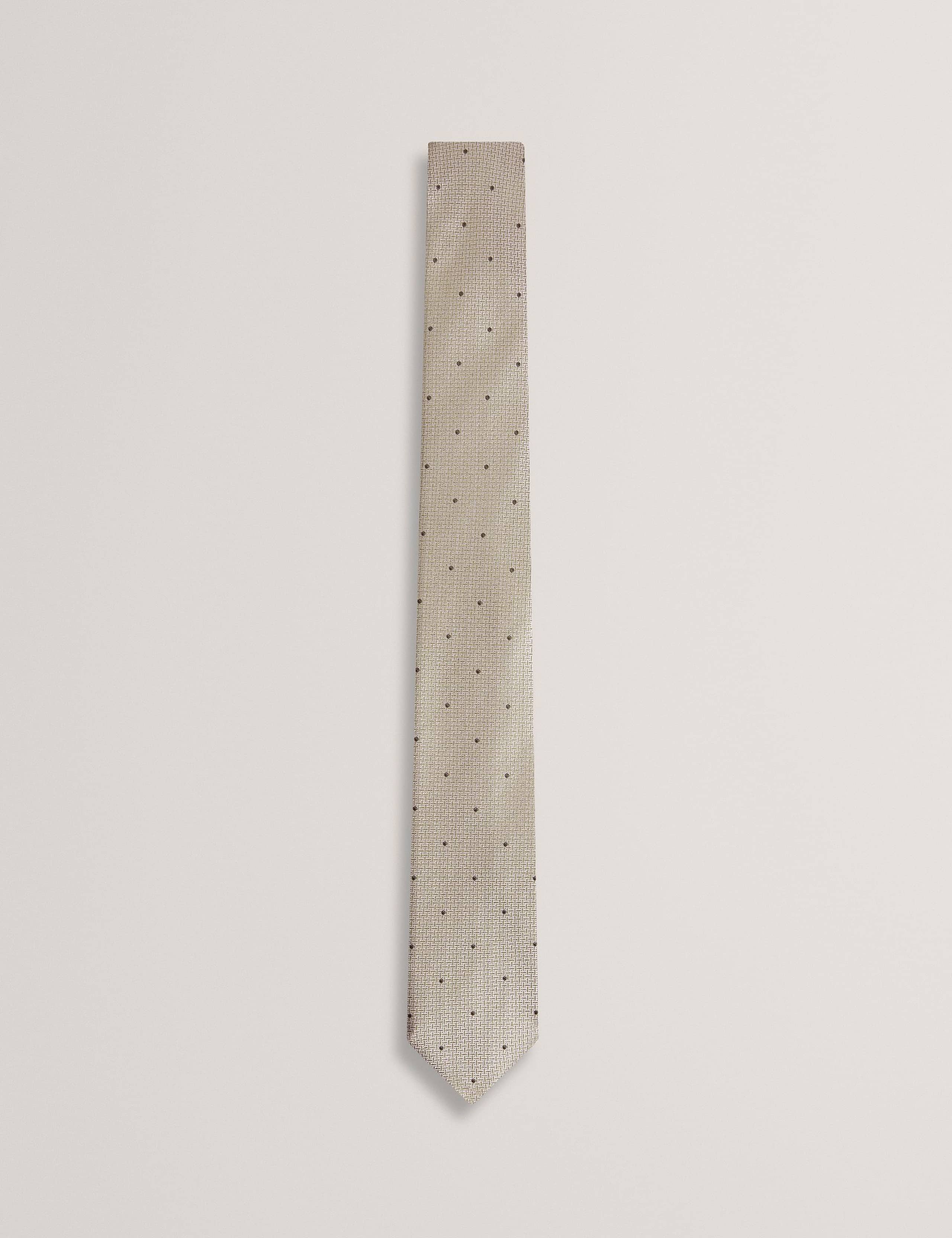 Woven Spot Pure Silk Tie 1 of 4