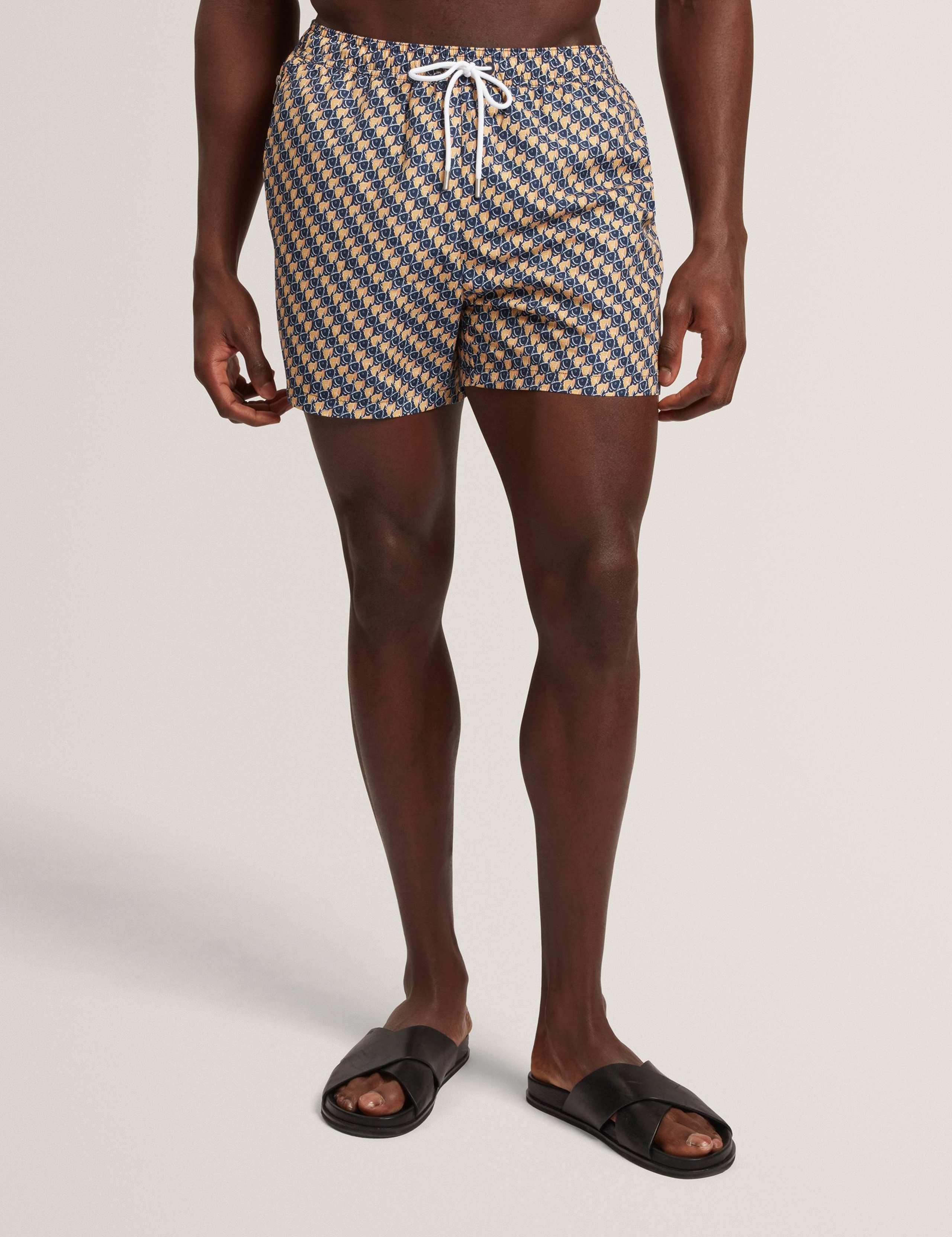 Geometric Print Swim Shorts 3 of 7