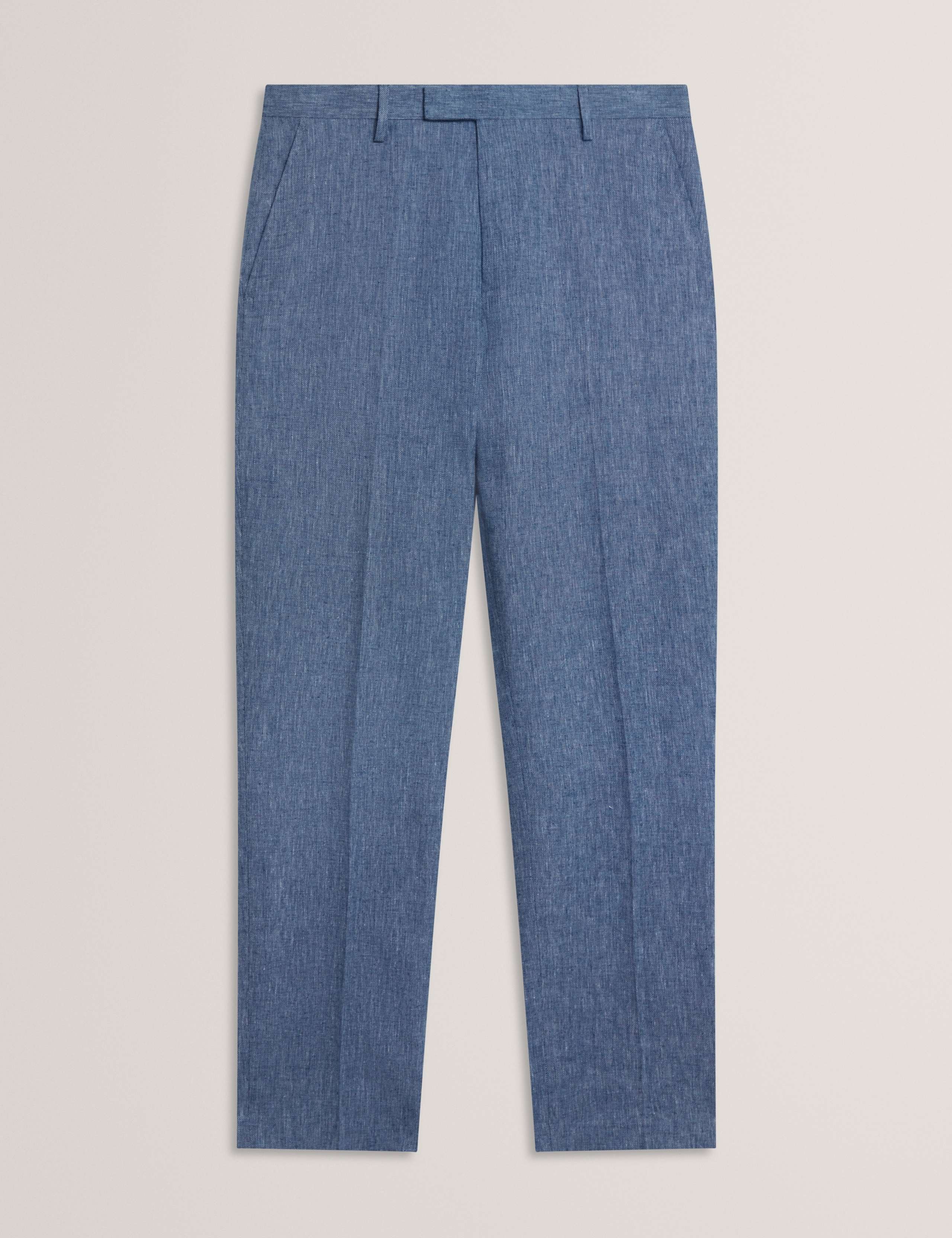 Regular Fit Cotton Linen Blend Trousers 5 of 7