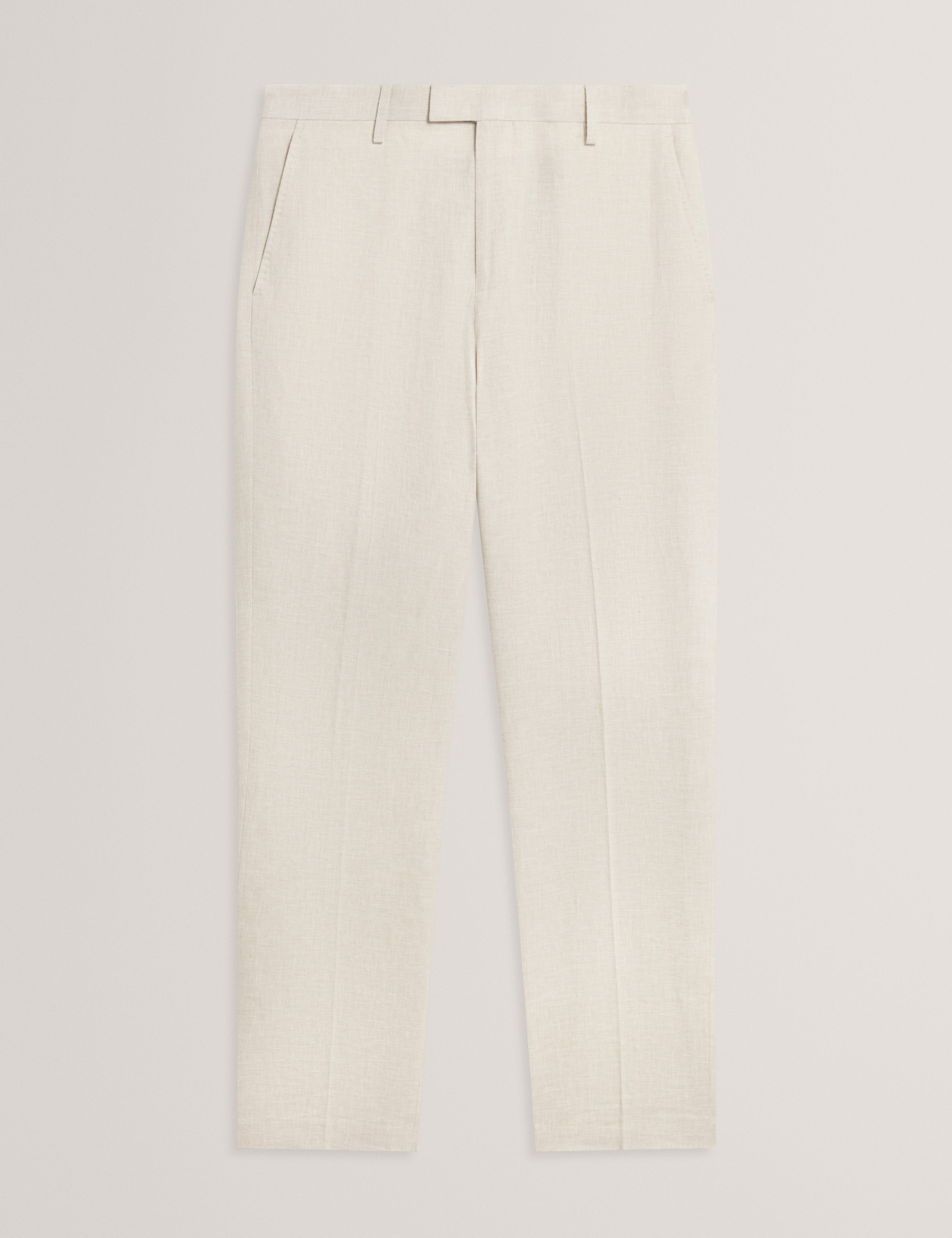 Regular Fit Cotton Linen Blend Trousers 2 of 6