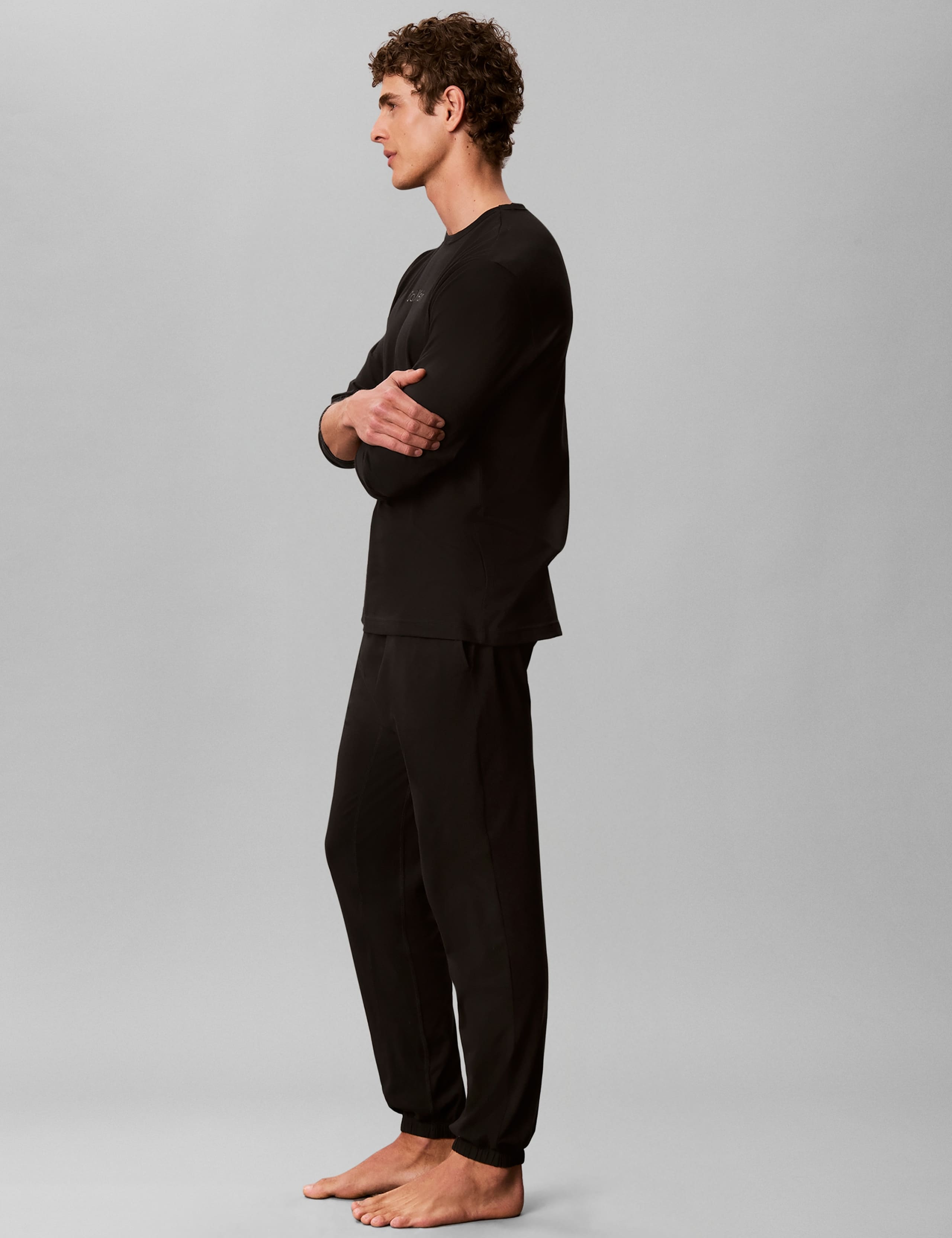 Pure Cotton Cuffed Loungewear Set 2 of 5