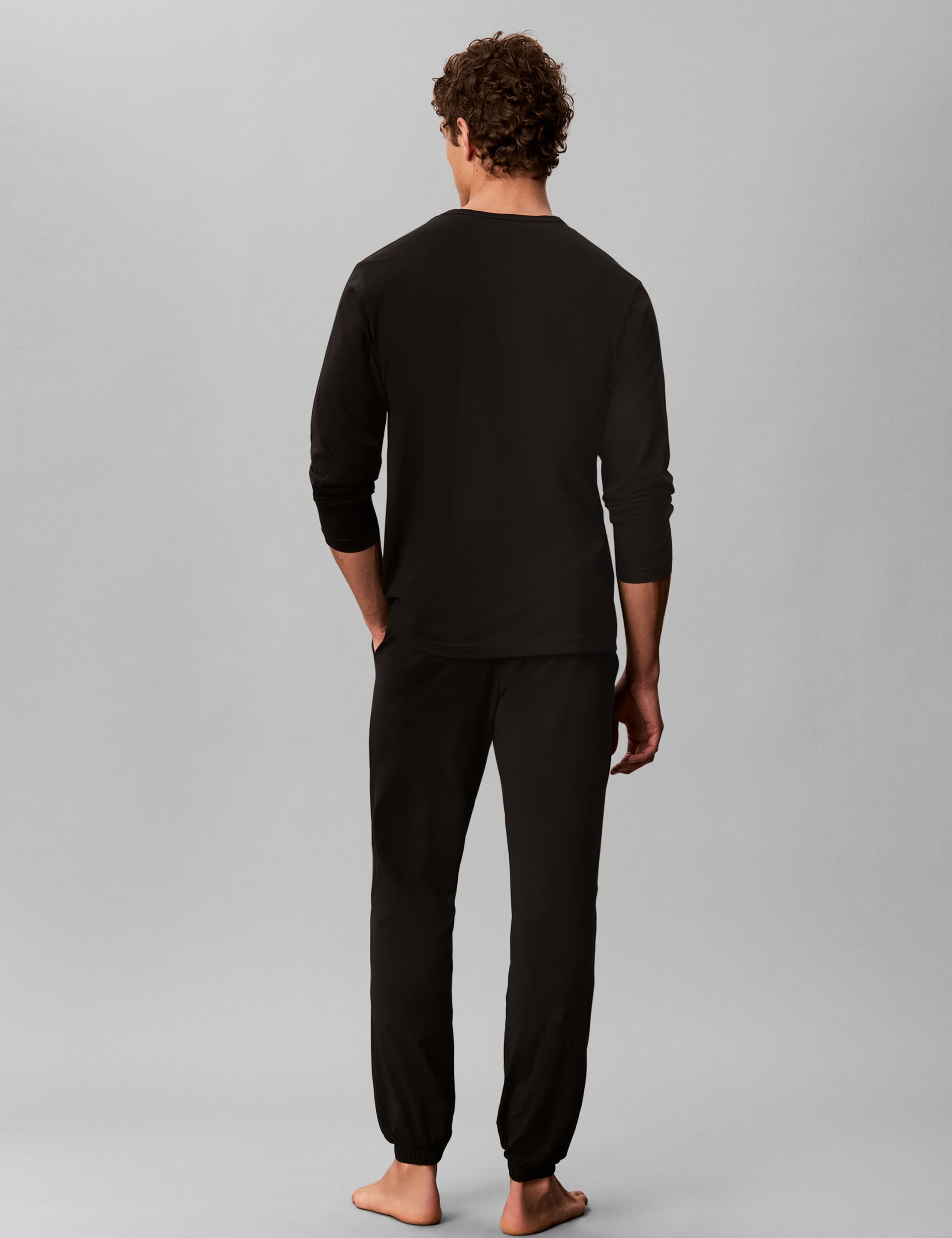 Pure Cotton Cuffed Loungewear Set 3 of 5