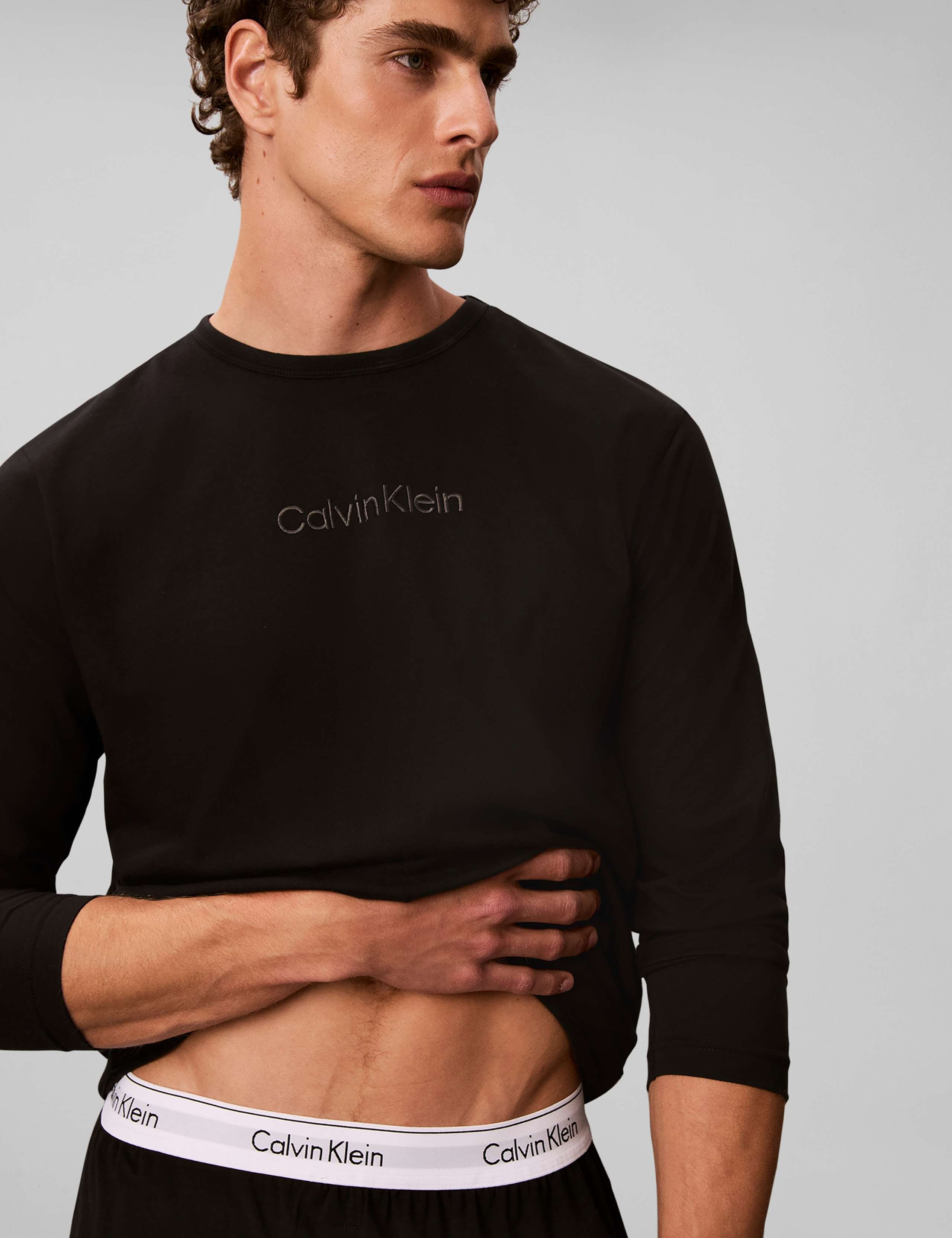 Pure Cotton Cuffed Loungewear Set 4 of 5