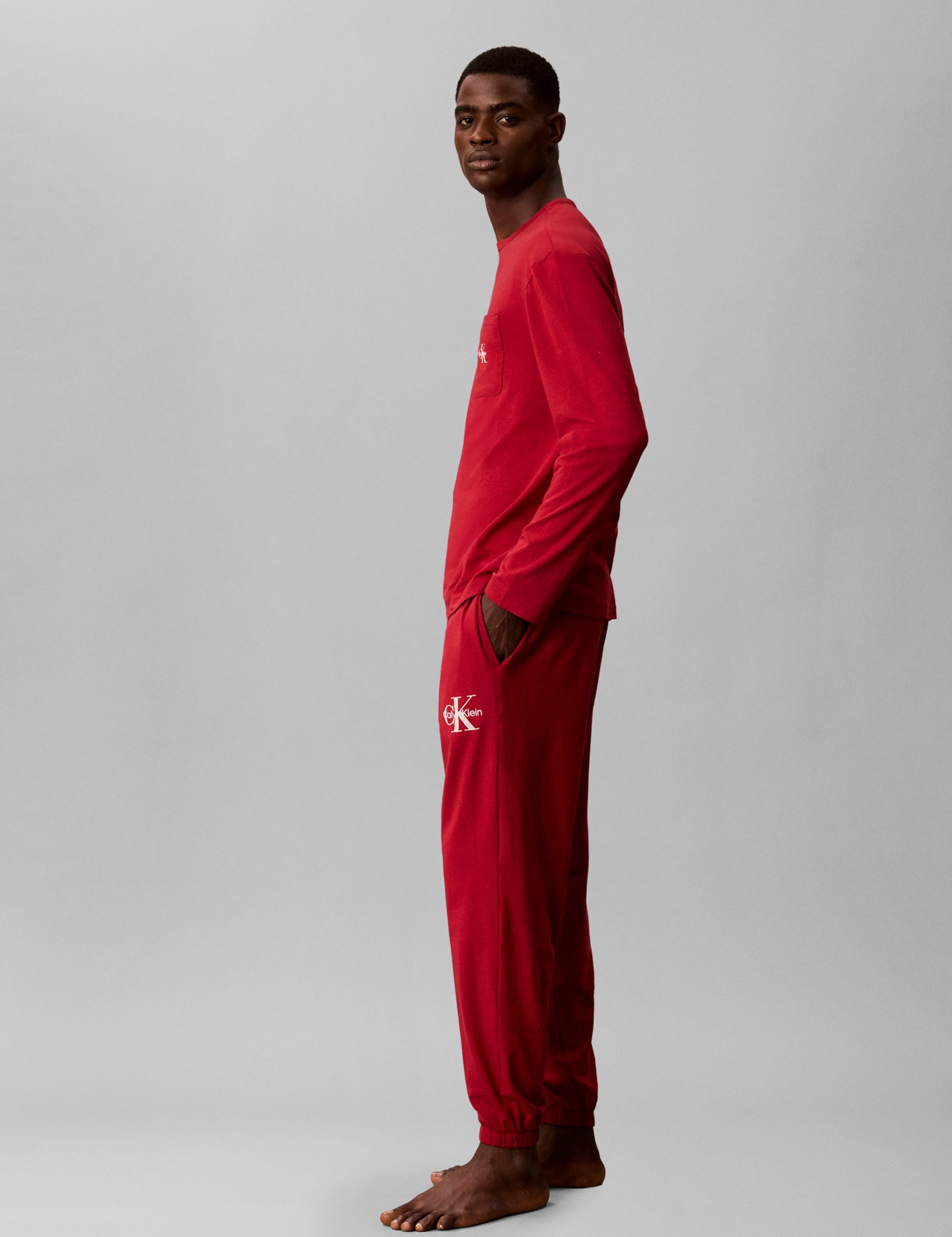 Cotton Rich Monogram Pyjama Set 2 of 6