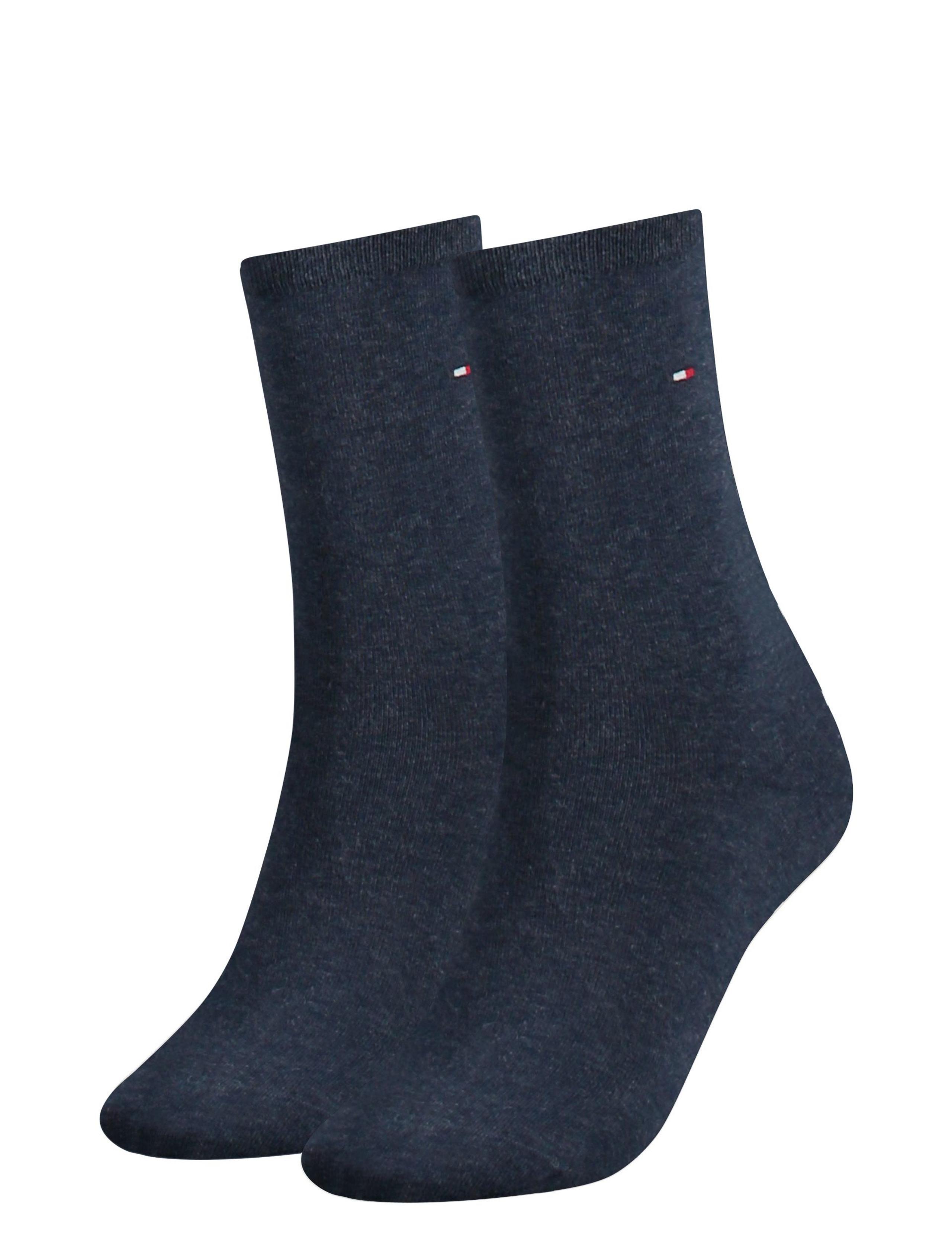 2pk Casual Cotton Rich Ankle High Socks 1 of 1