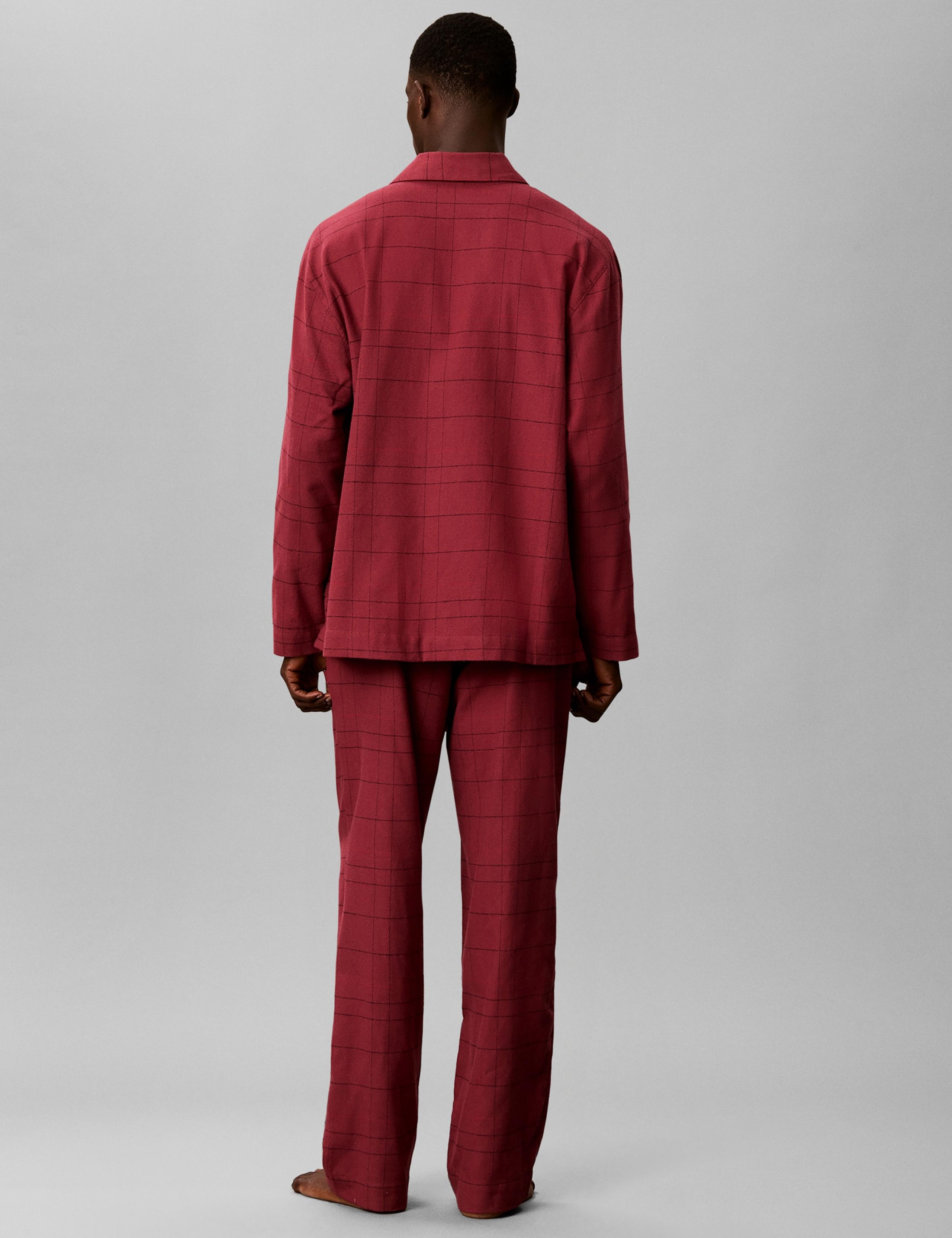 Pure Cotton Checked Pyjama Bottoms 3 of 6