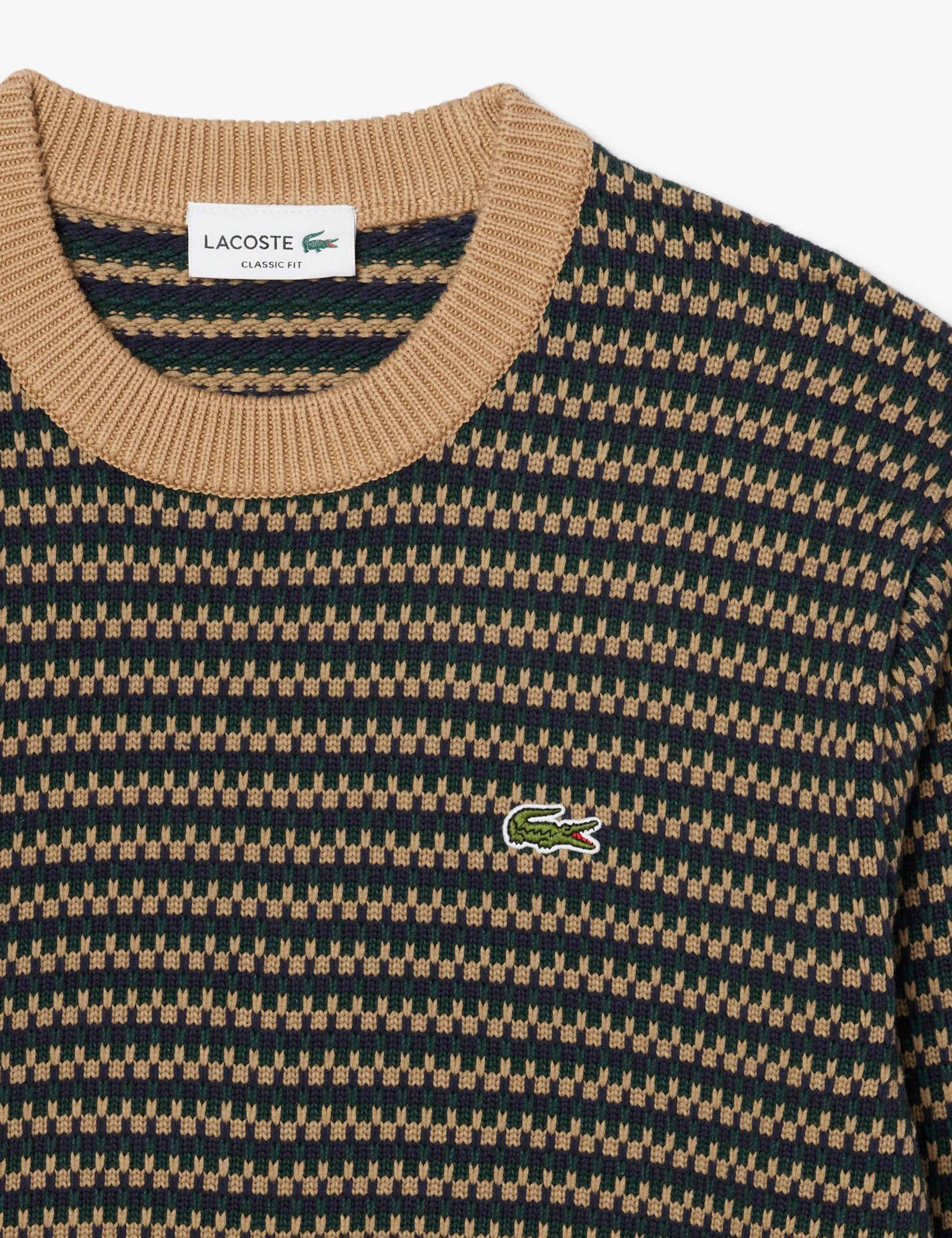 Cotton Rich Striped Crew Neck Jumper 2 of 3