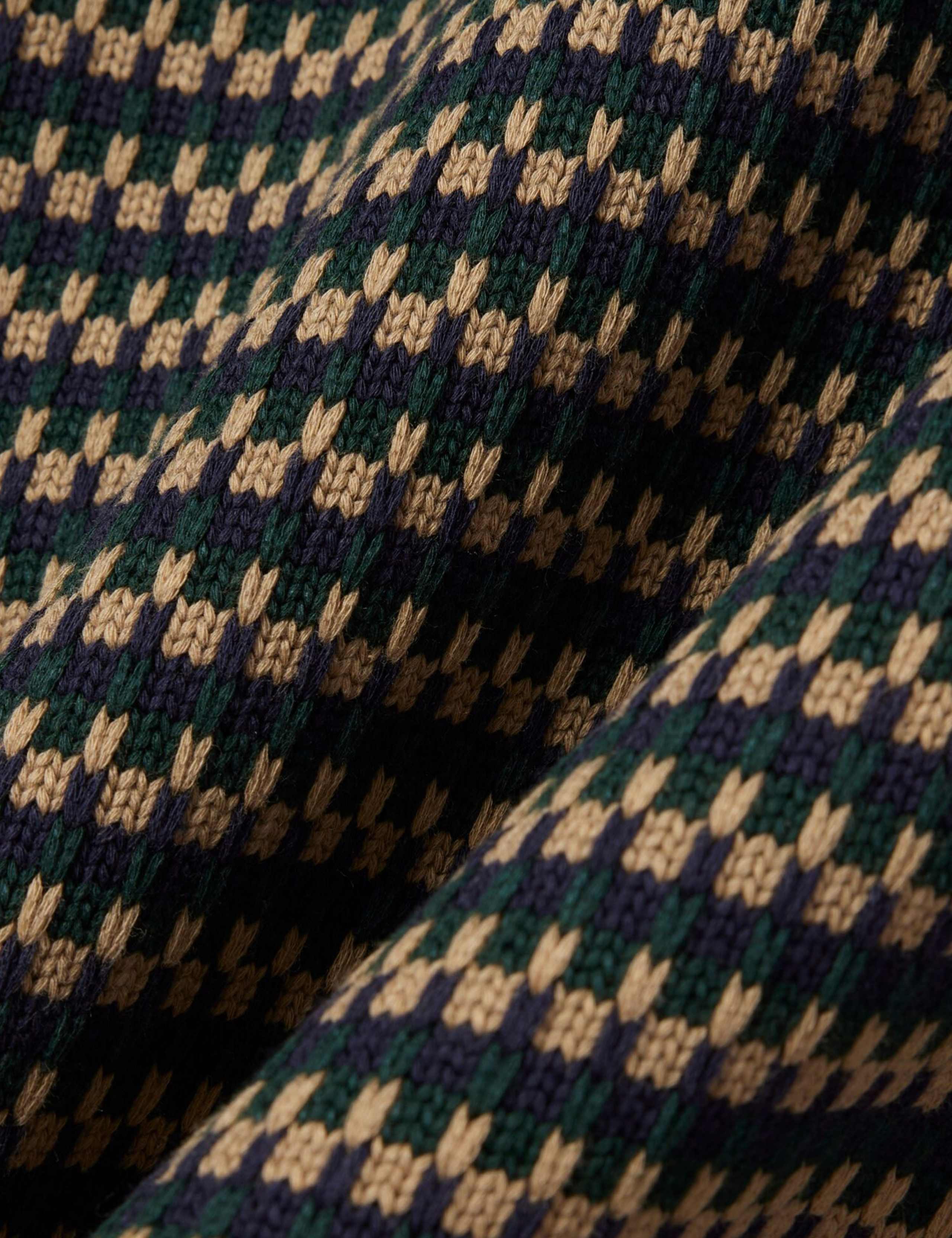 Cotton Rich Striped Crew Neck Jumper 3 of 3