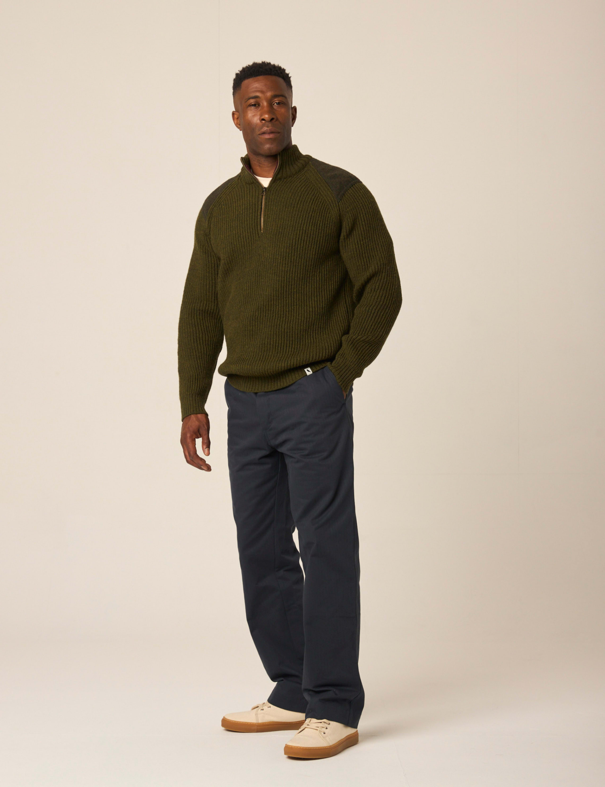 Pure Wool Half Zip Jumper 2 of 6