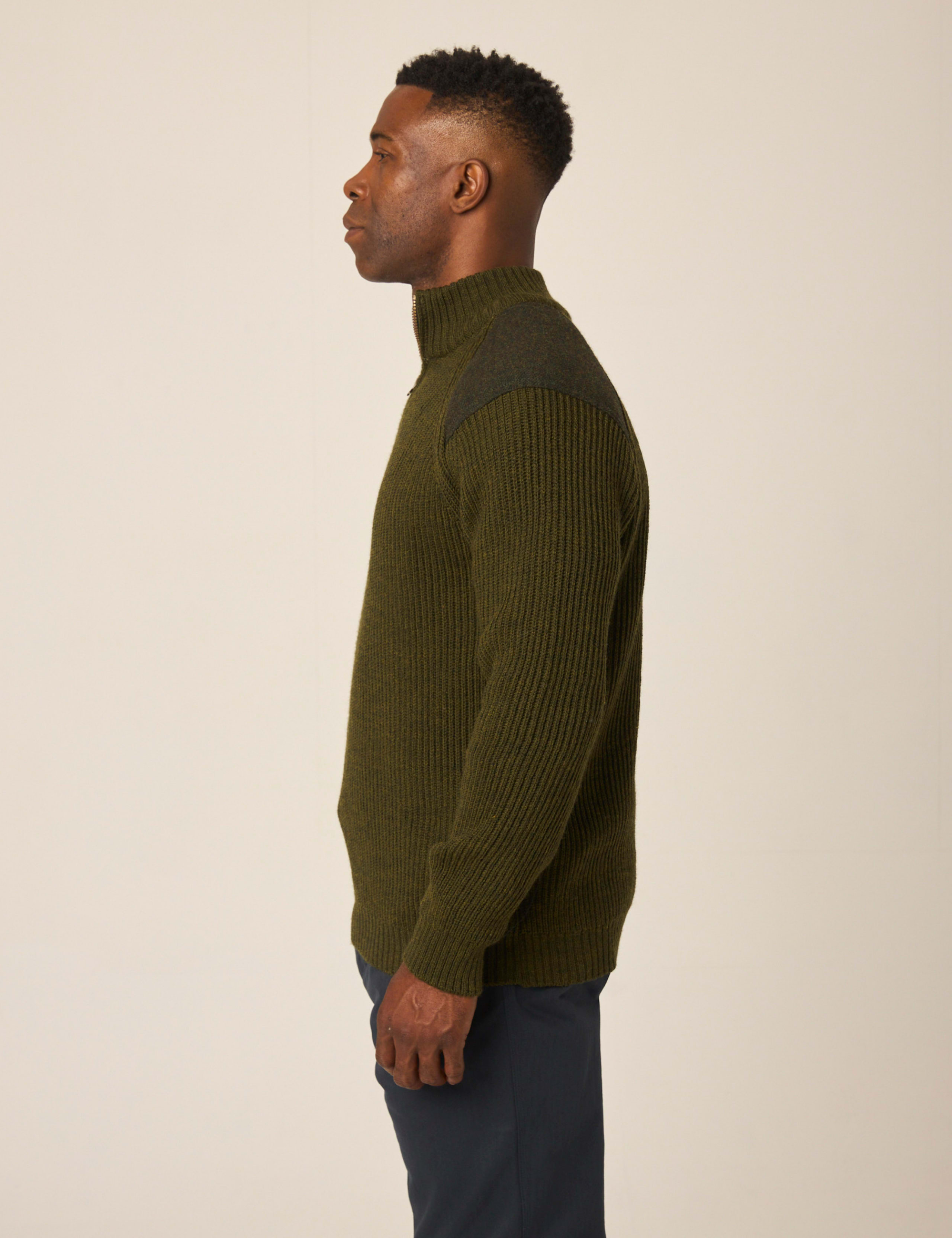 Pure Wool Half Zip Jumper 3 of 6