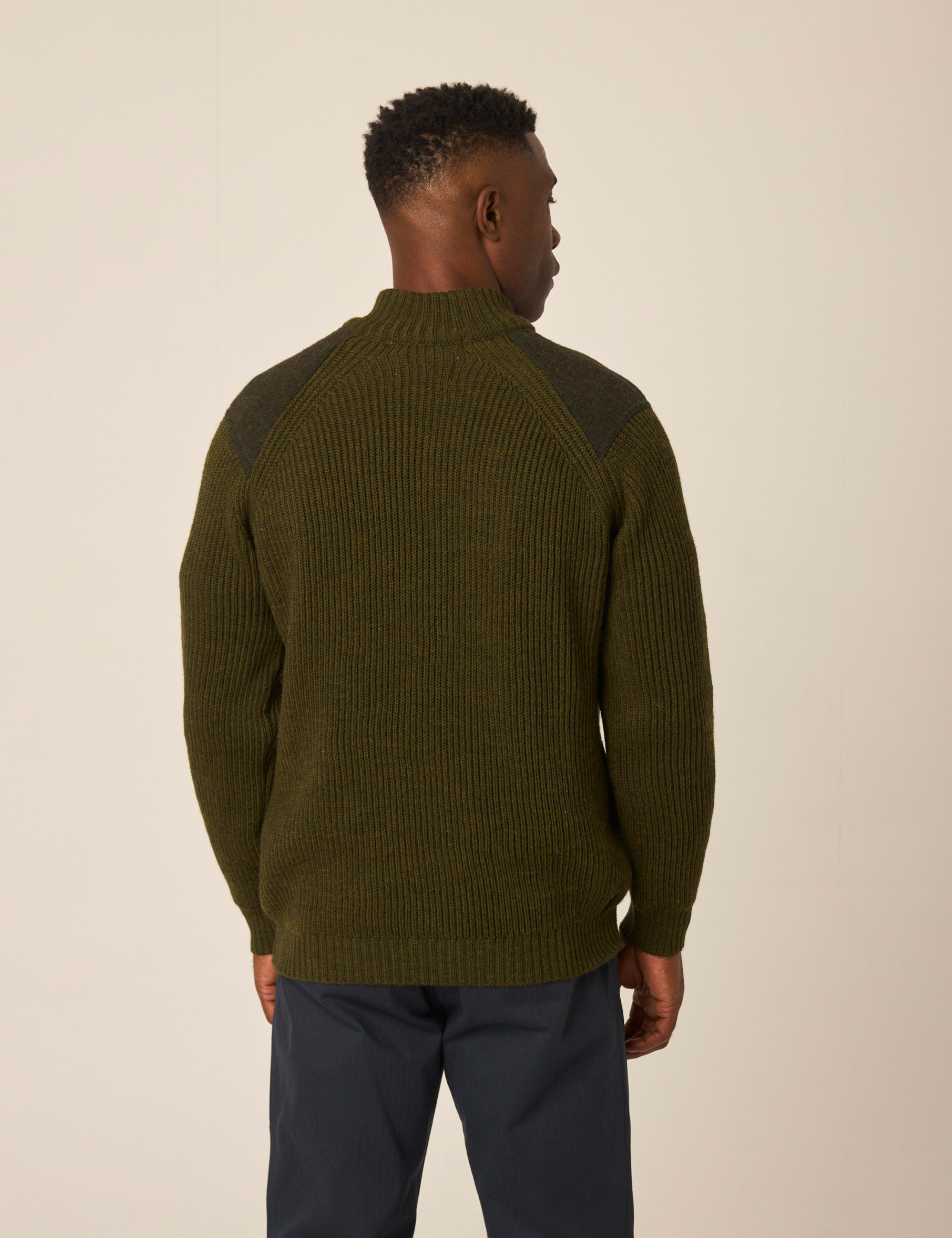 Pure Wool Half Zip Jumper 4 of 6