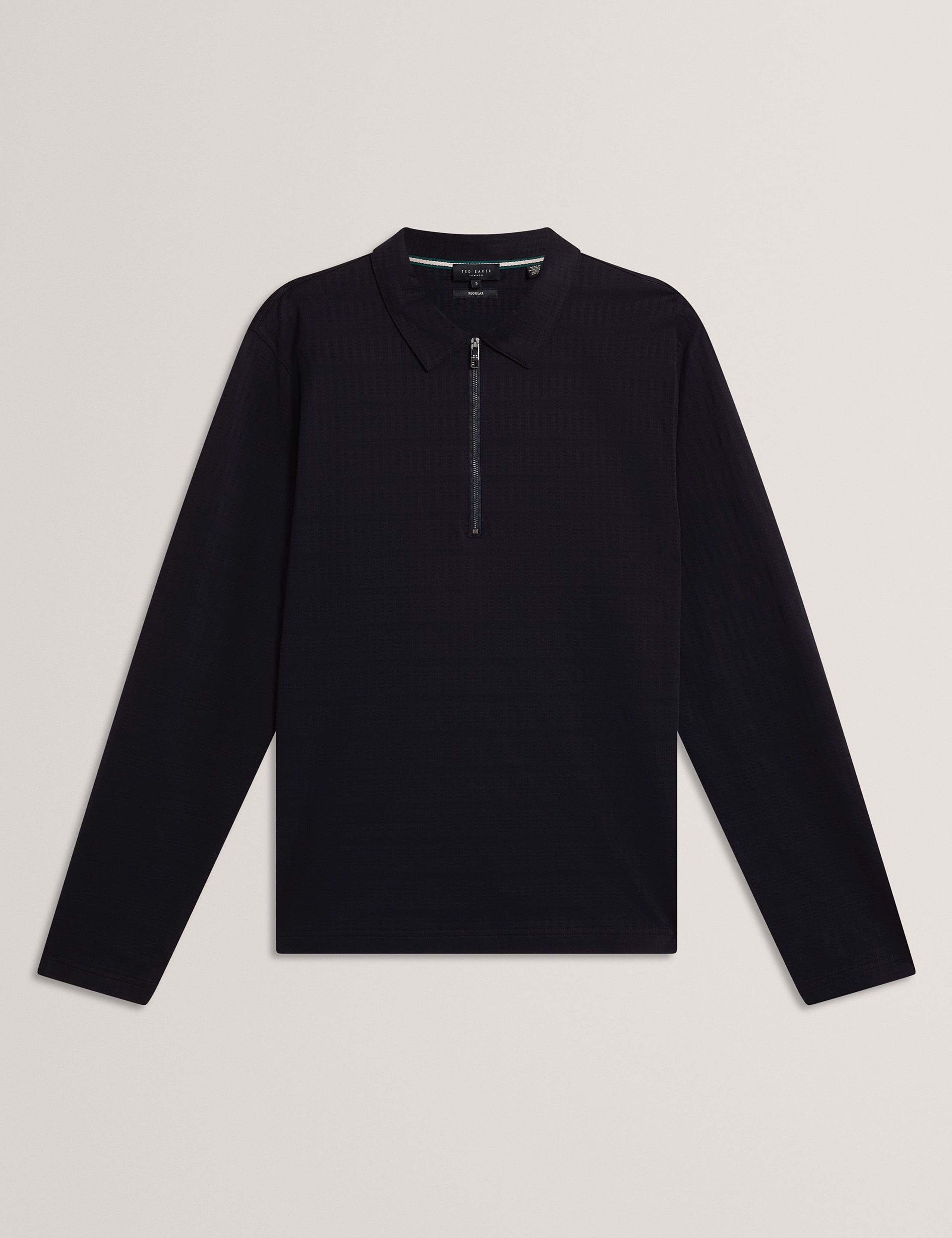 Pure Cotton Half Zip Sweatshirt 2 of 7