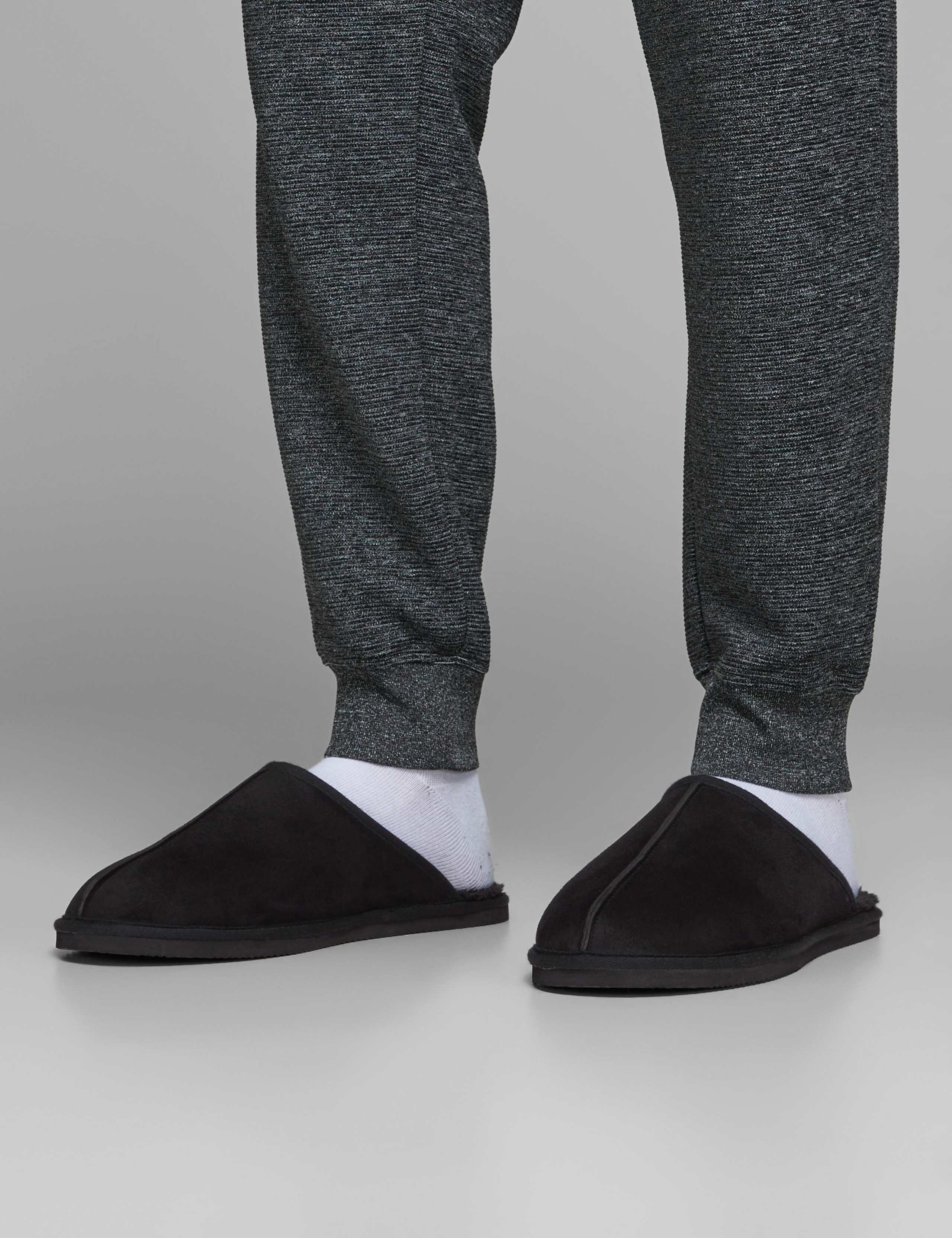 Fleece Lined Mule Slippers 1 of 7