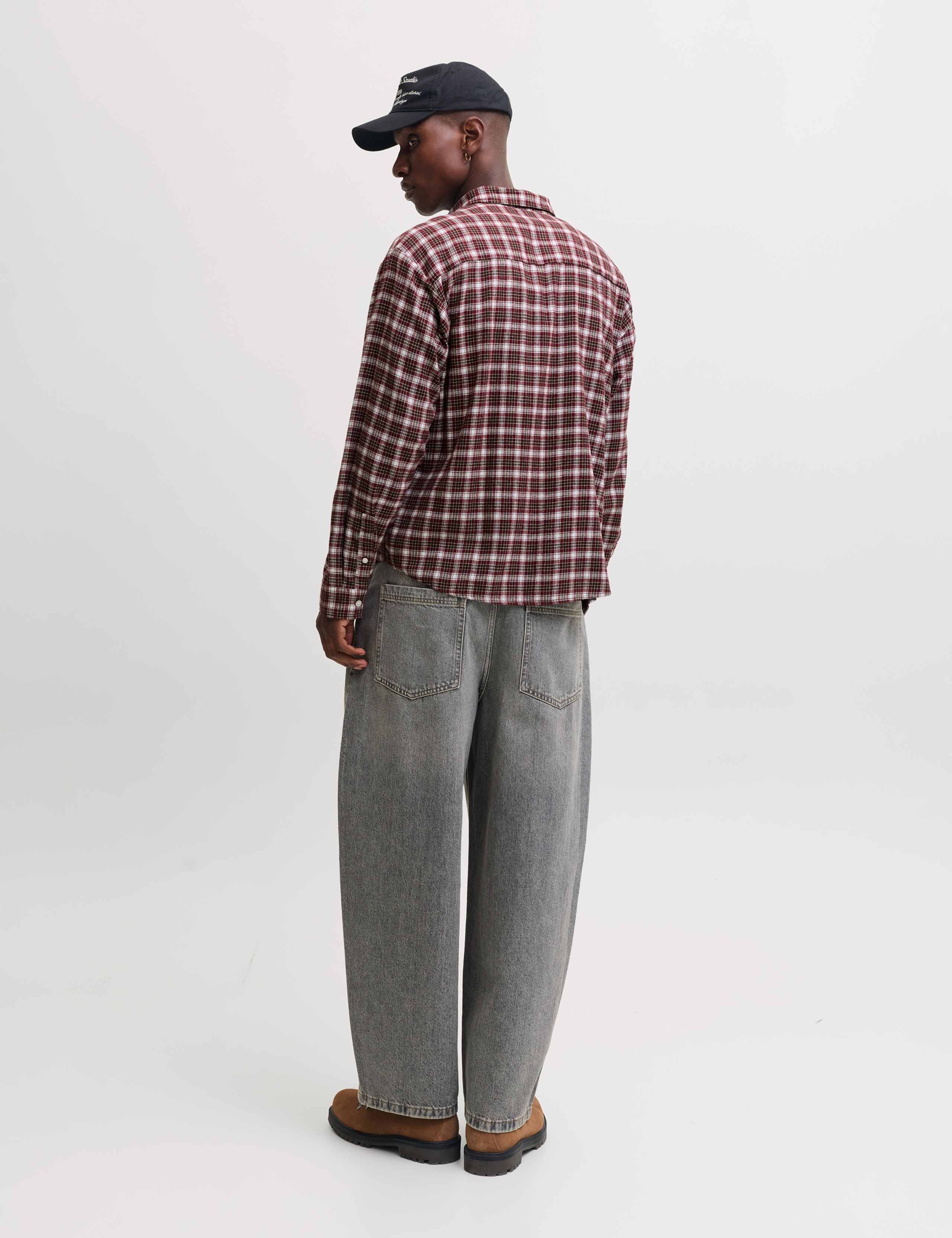 Pure Cotton Checked Flannel Shirt 3 of 6