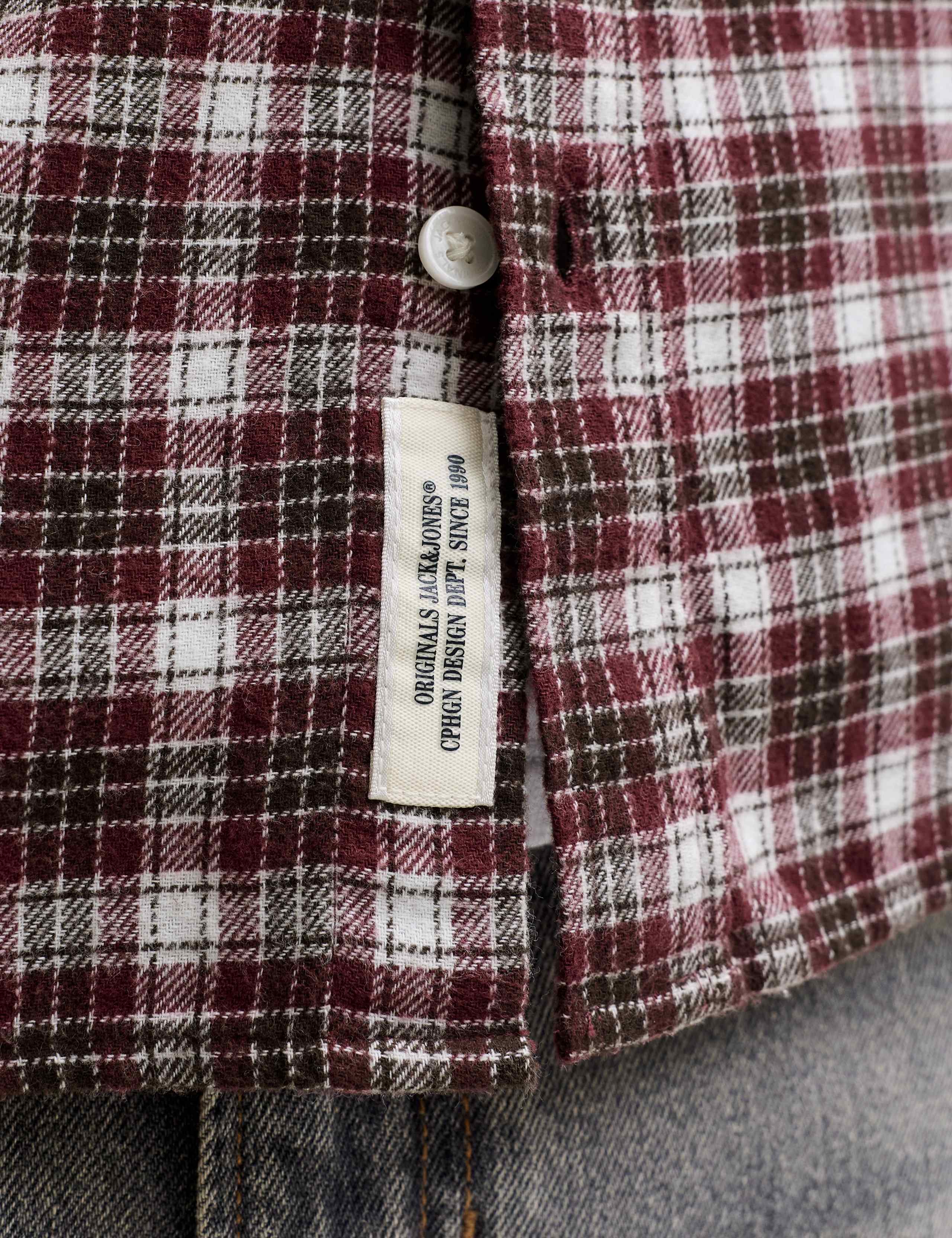 Pure Cotton Checked Flannel Shirt 6 of 6