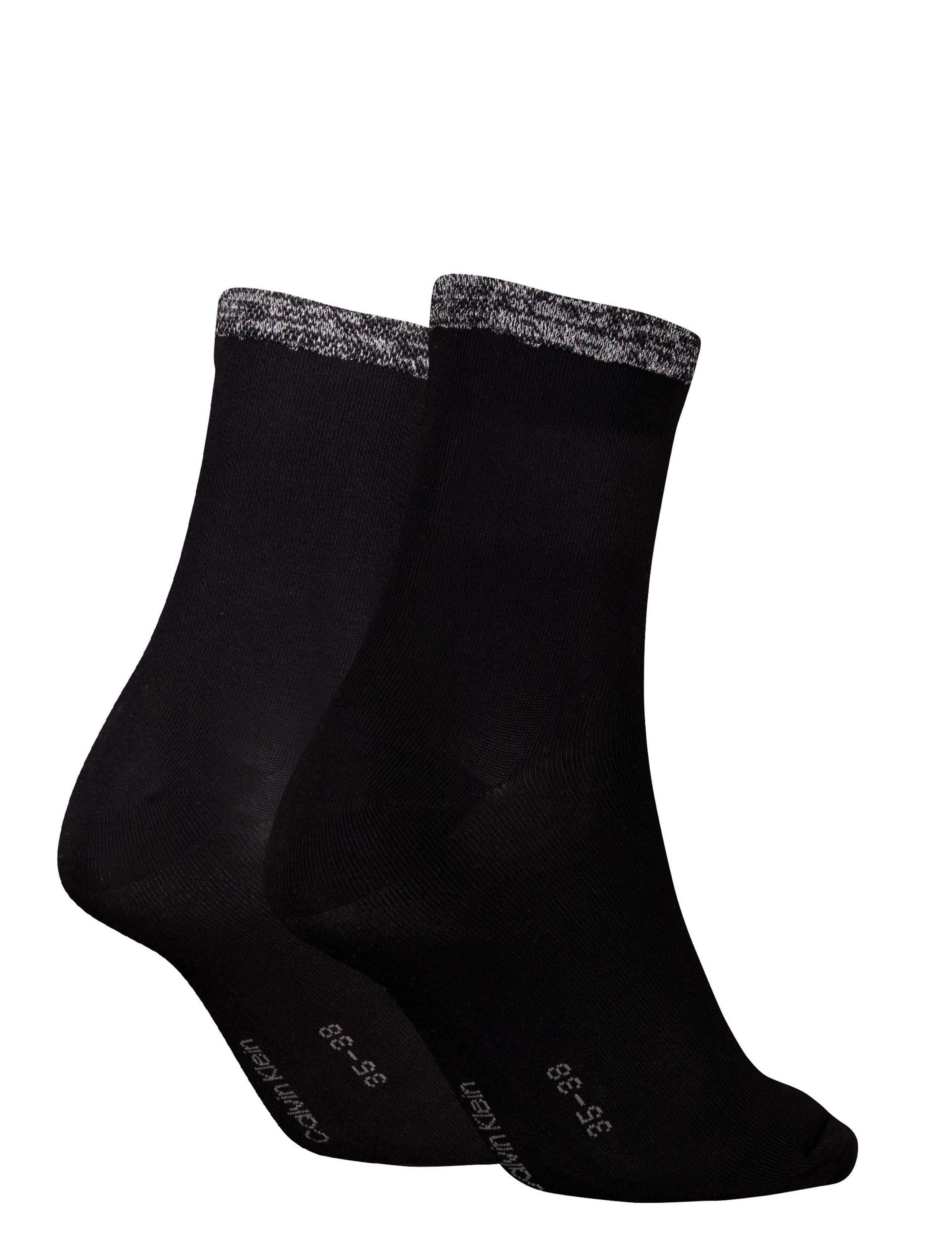 2pk Cotton Blend Logo Ankle High Socks 2 of 2