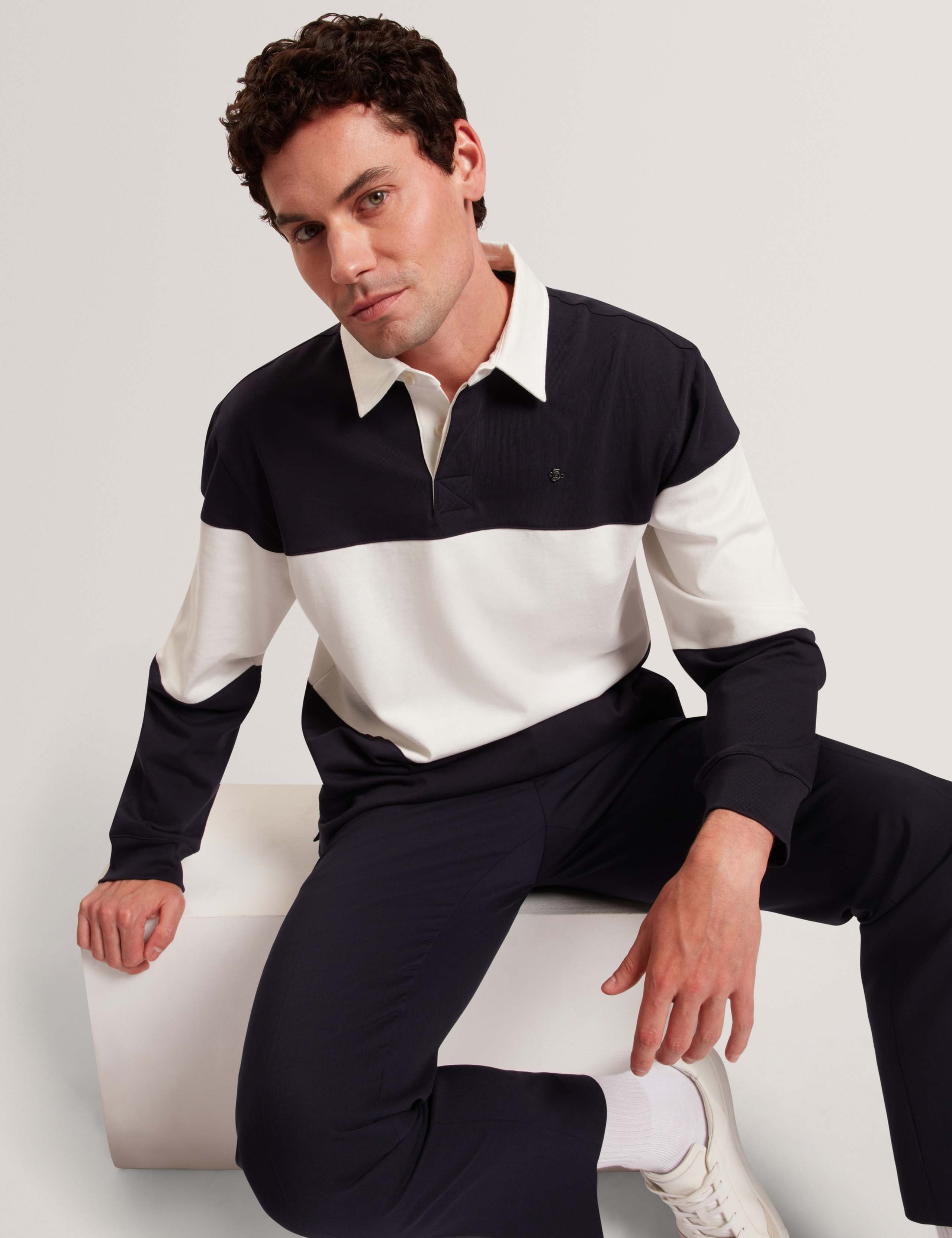 Pure Cotton Striped Rugby Shirt 6 of 6