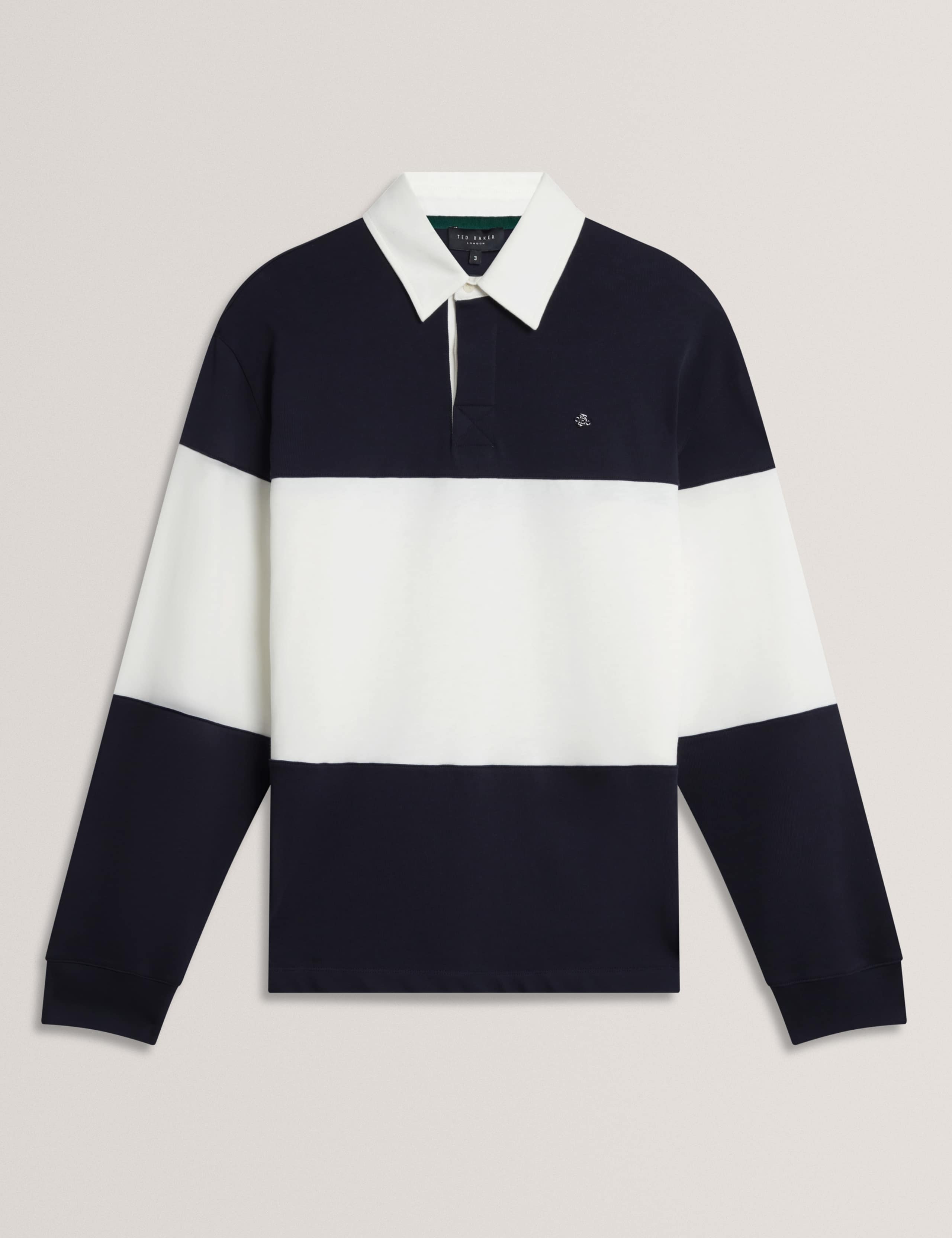 Pure Cotton Striped Rugby Shirt 2 of 6