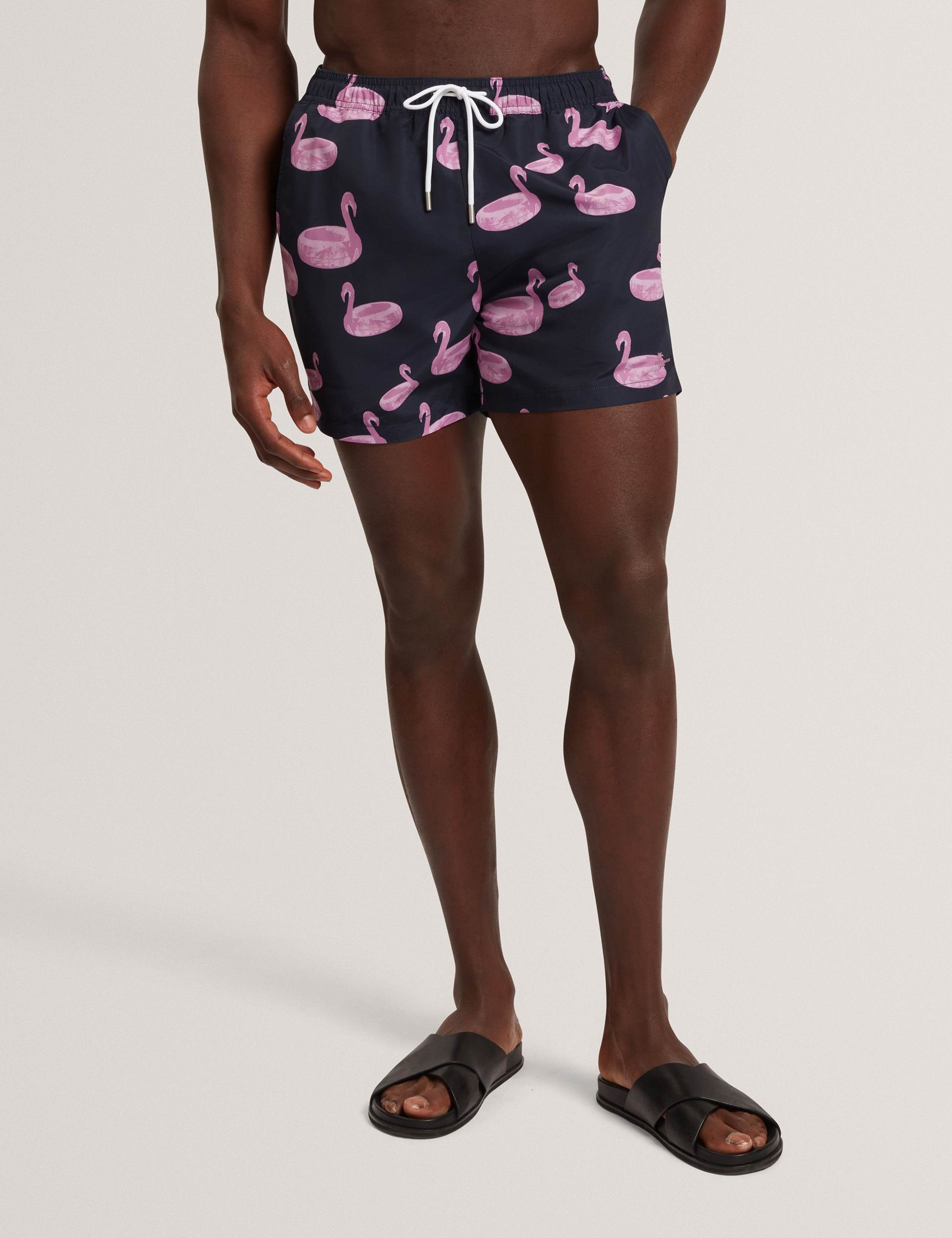 Flamingo Print Swim Shorts 3 of 8