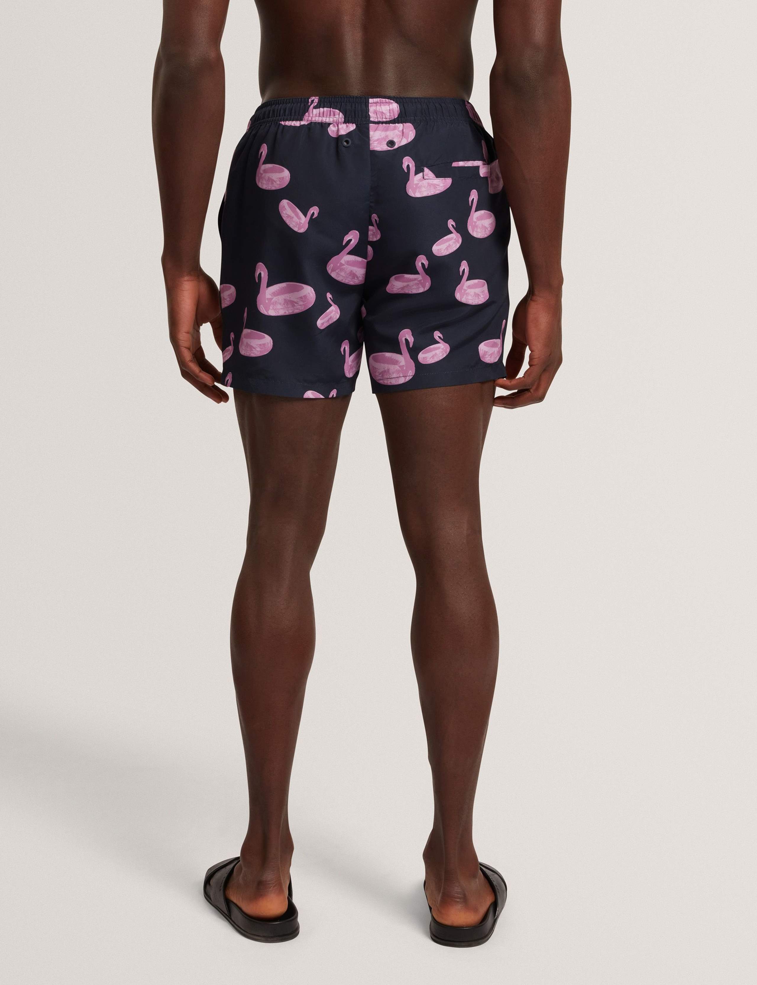 Flamingo Paddling Pool Print Swim Shorts 4 of 8