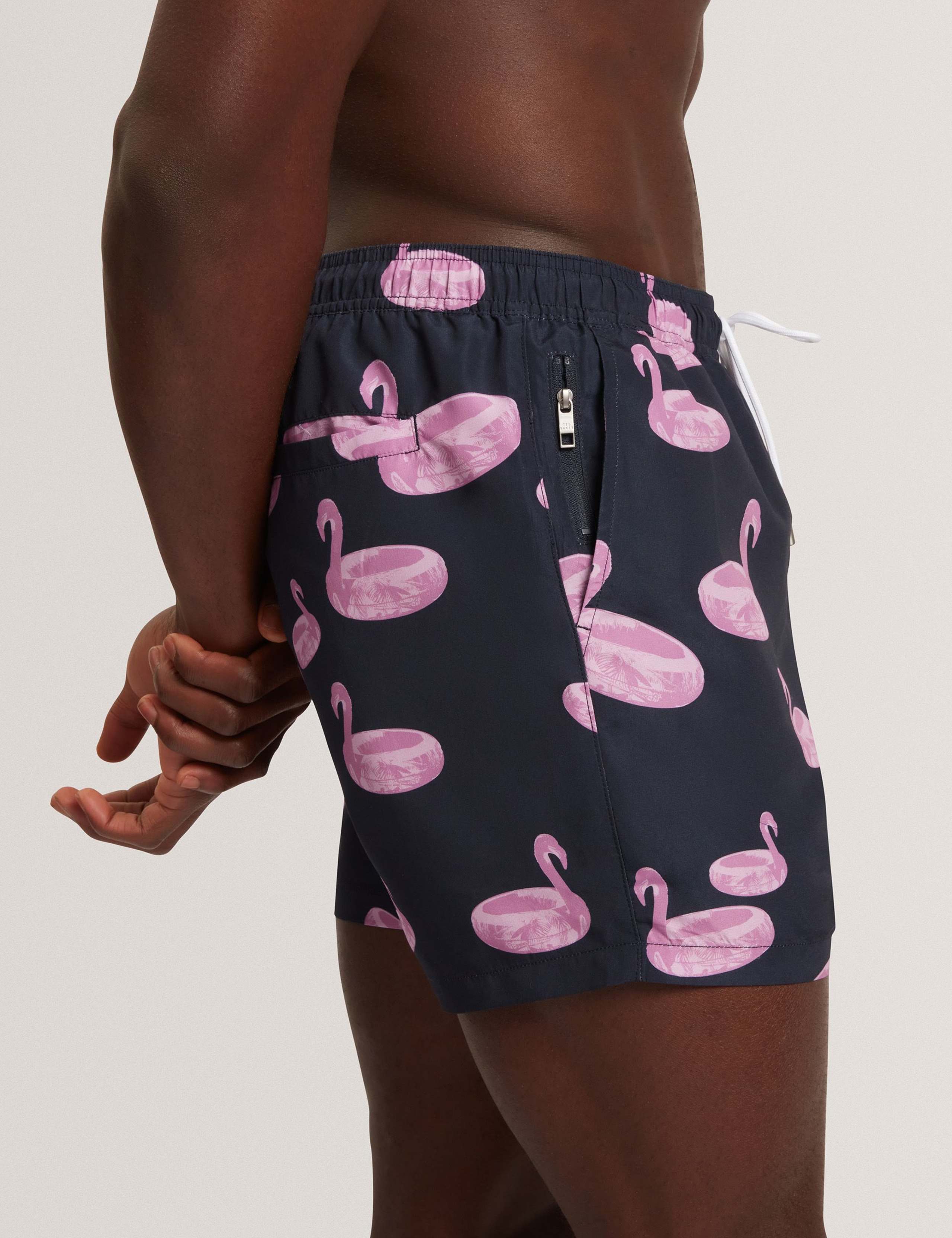 Flamingo Print Swim Shorts 5 of 8