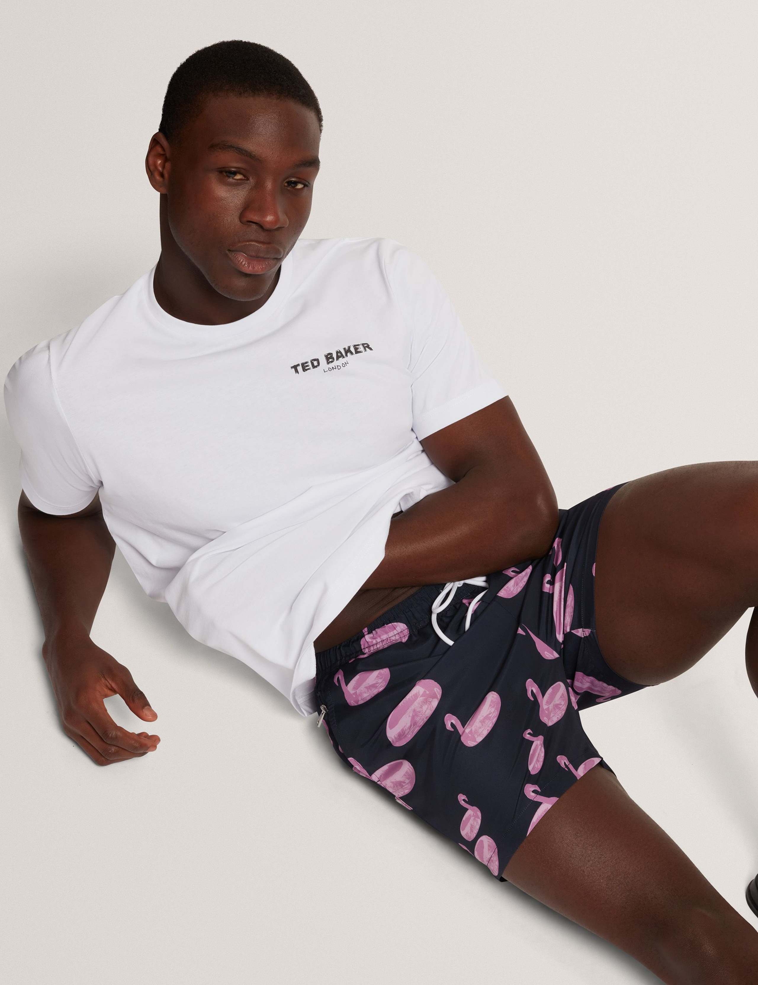 Flamingo Paddling Pool Print Swim Shorts 7 of 8