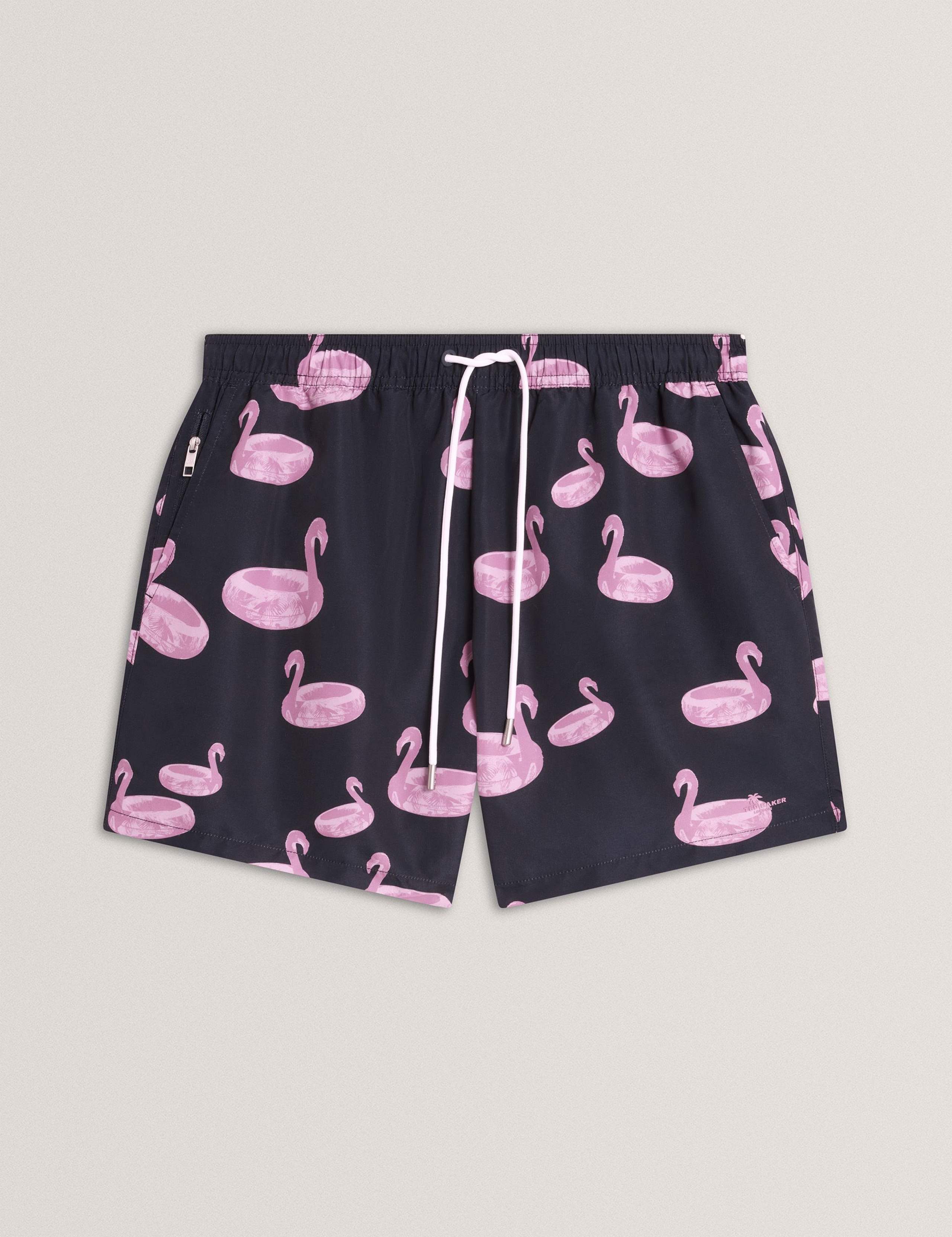 Flamingo Print Swim Shorts 2 of 8