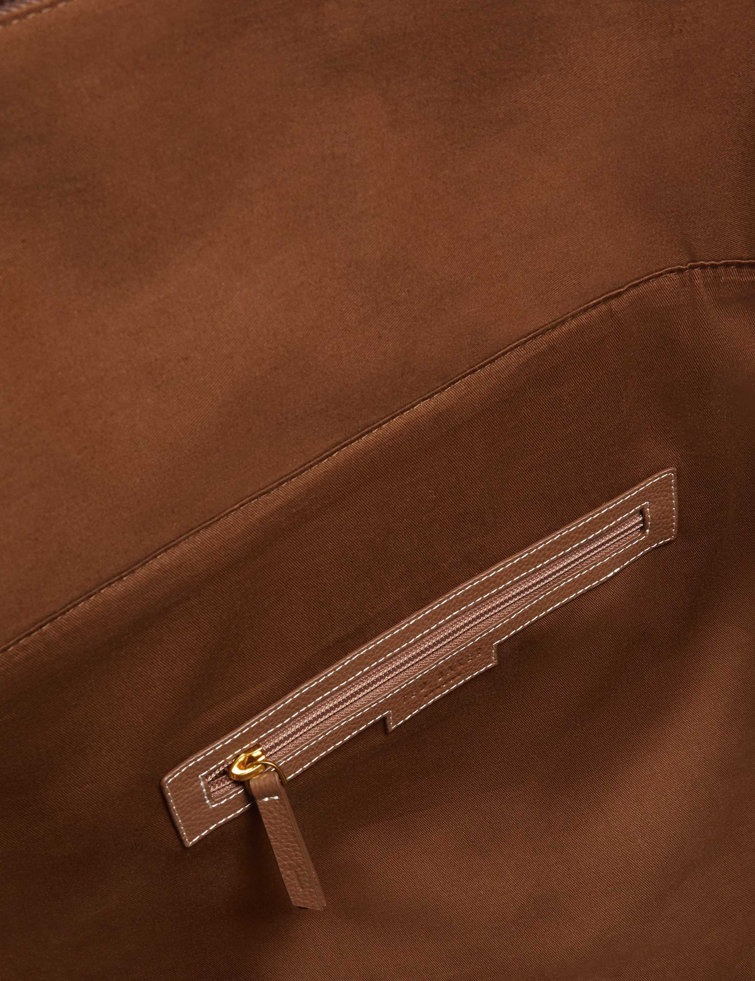 Leather Pebble Grain Weekend Bag 4 of 5